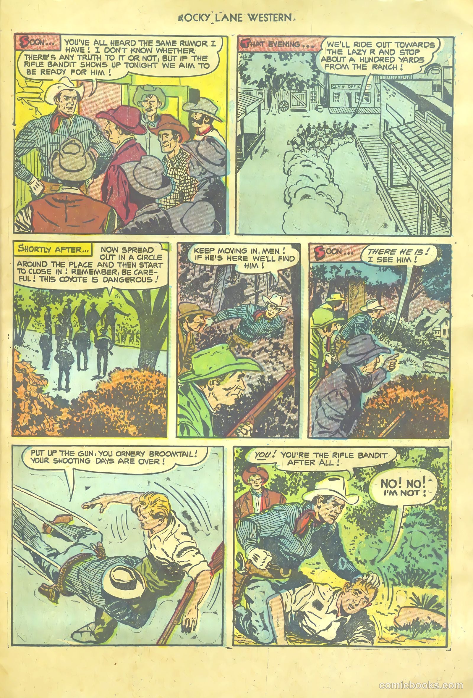 Rocky Lane Western #54 (1953) — page 31 of 36