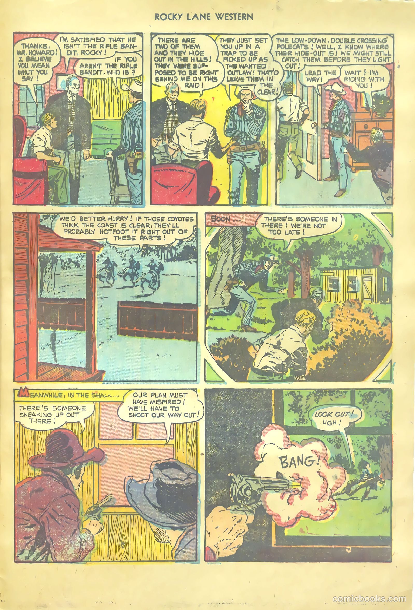 Rocky Lane Western #54 (1953) — page 33 of 36