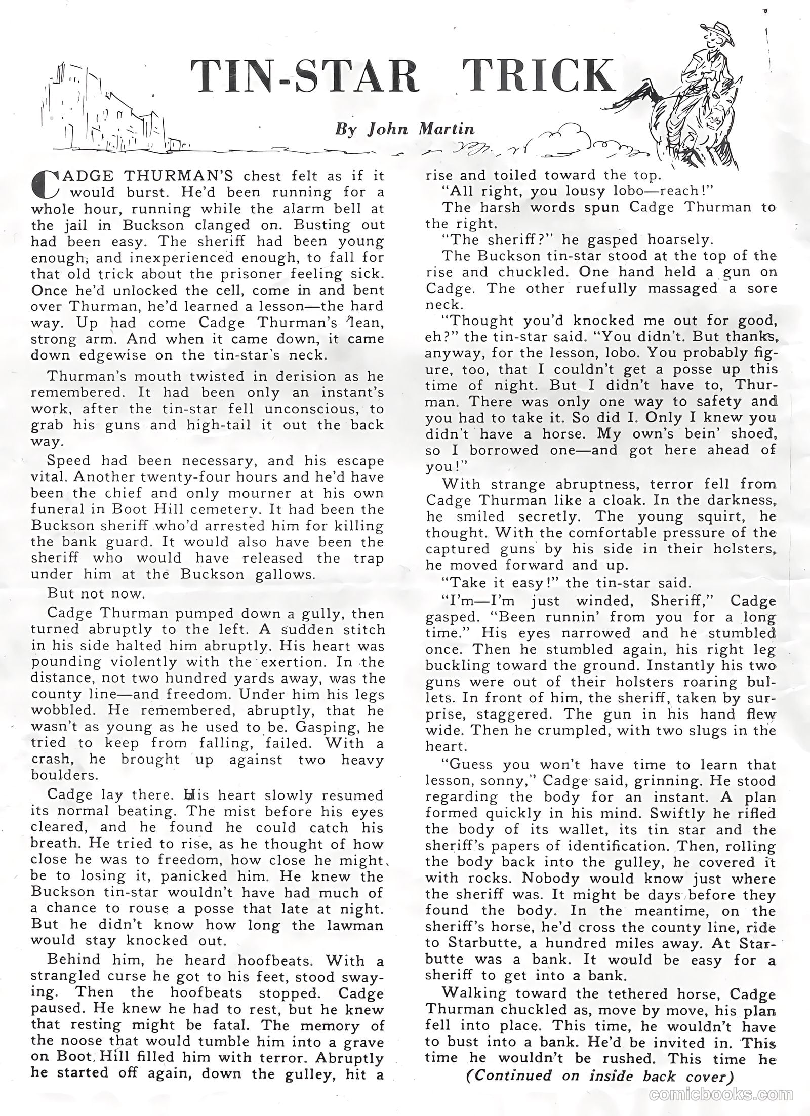 Rocky Lane Western #55 (1954) — page 2 of 36