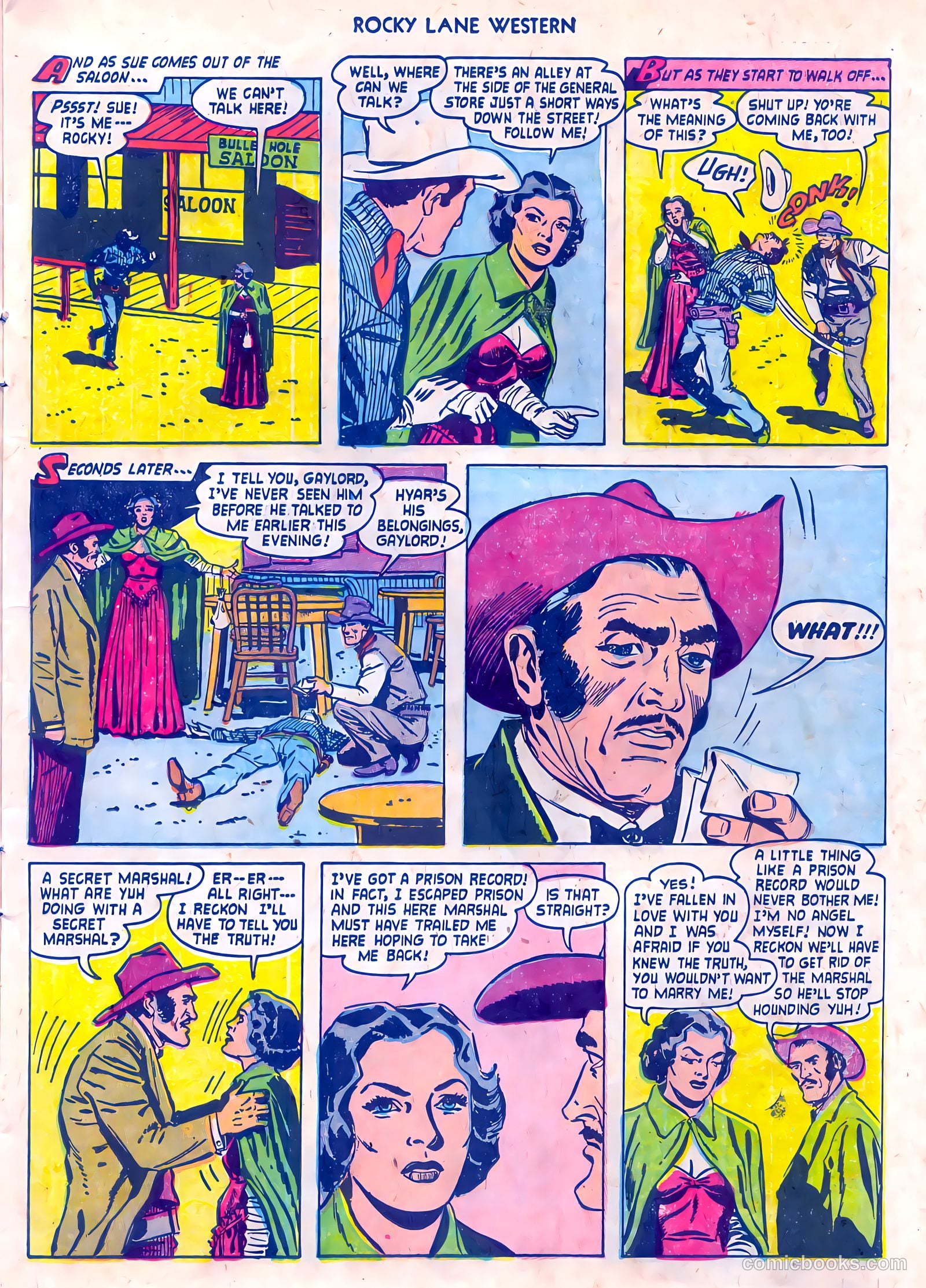 Rocky Lane Western #55 (1954) — page 11 of 36