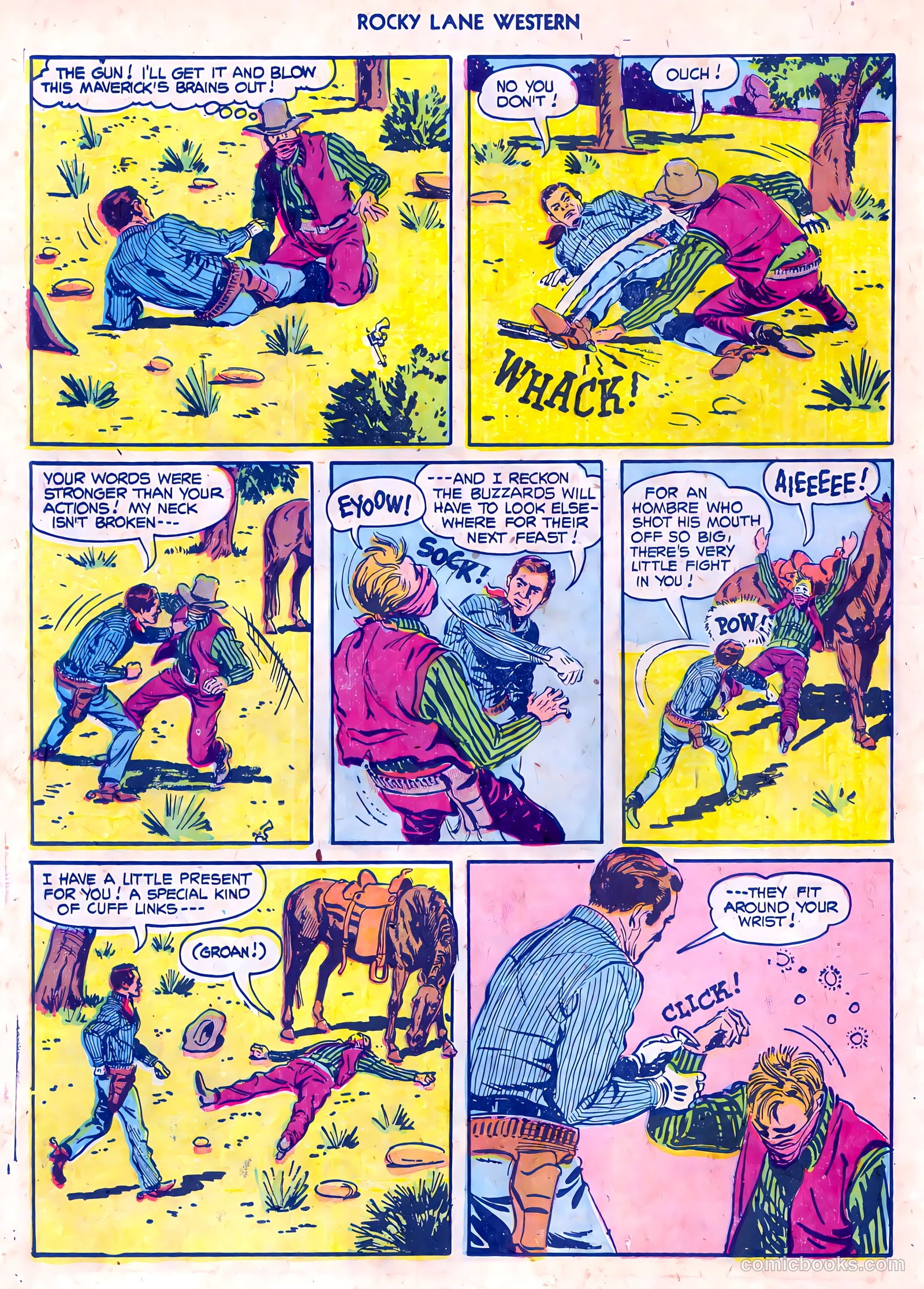 Rocky Lane Western #55 (1954) — page 26 of 36