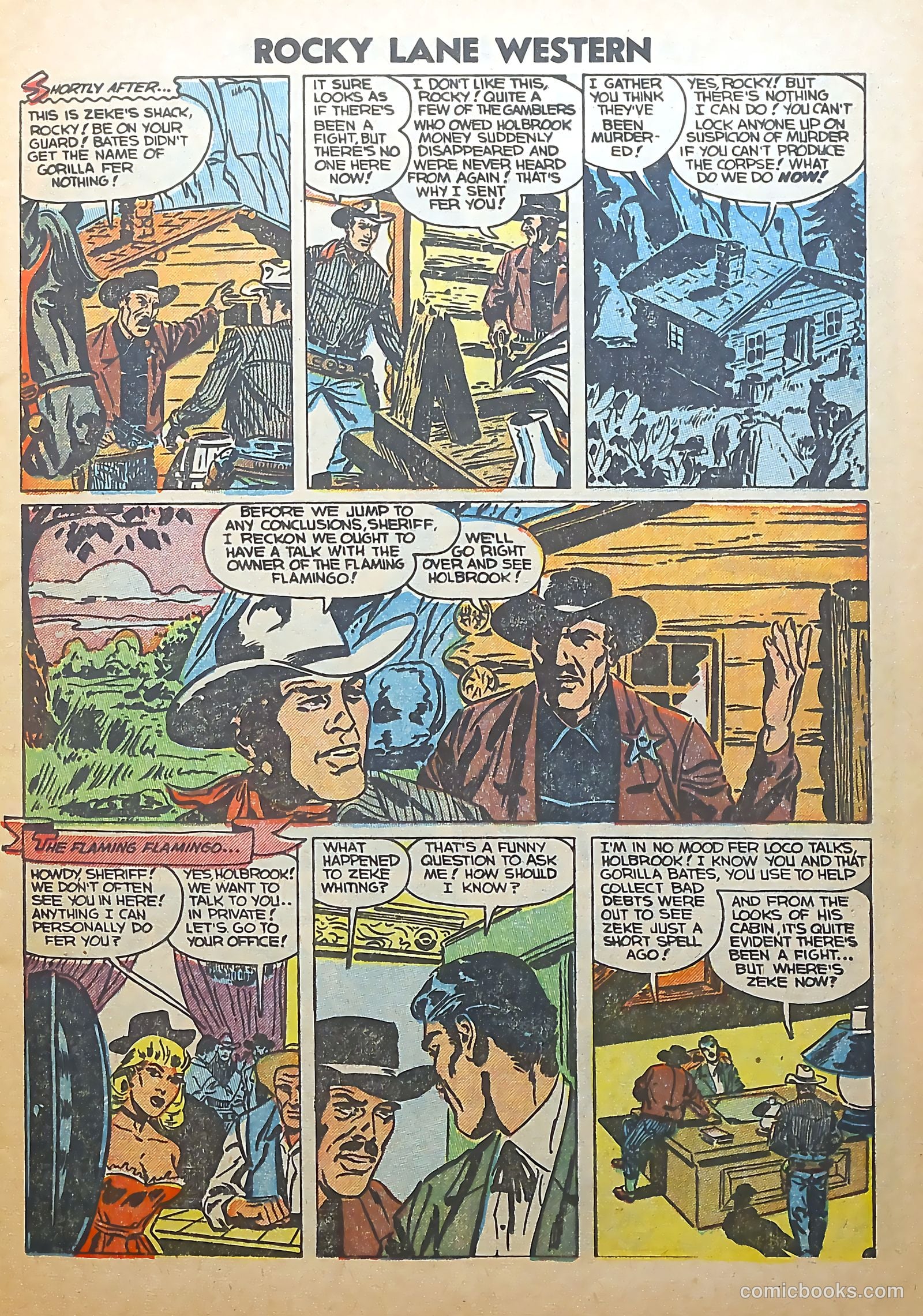 Rocky Lane Western #56 (1954) — page 5 of 36