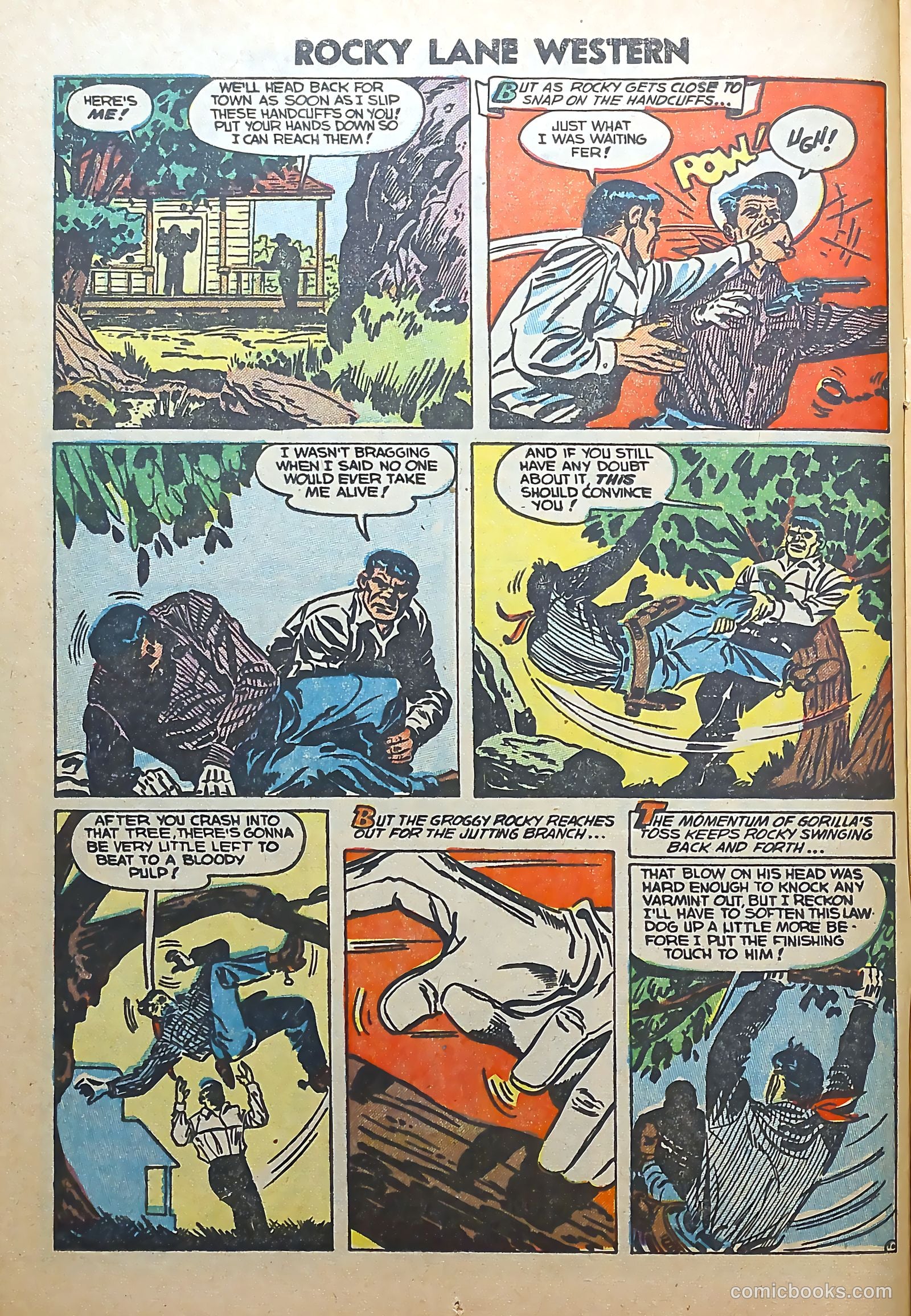 Rocky Lane Western #56 (1954) — page 12 of 36