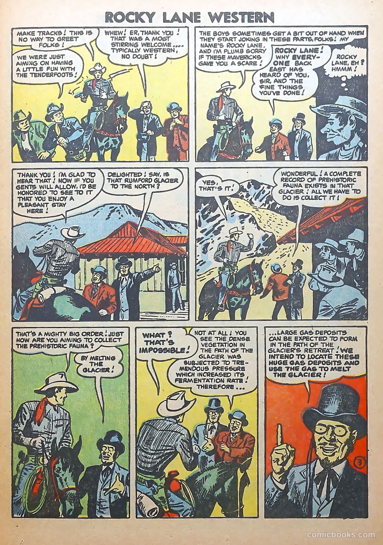 Rocky Lane Western #56 (1954) — page 25 of 36
