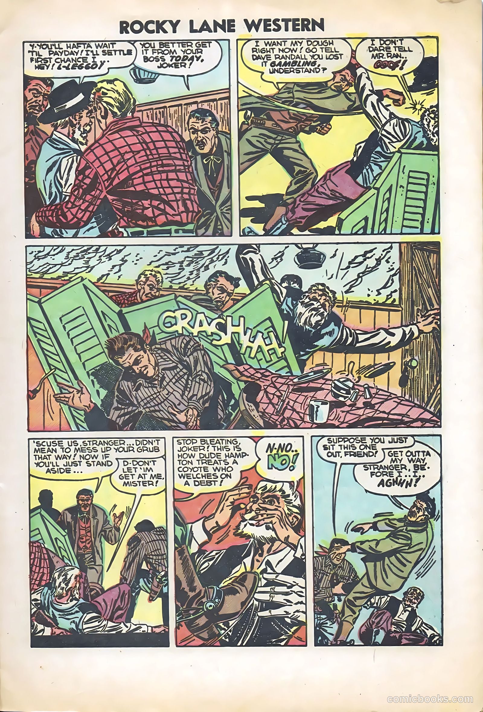Rocky Lane Western #57 (1954) — page 5 of 36