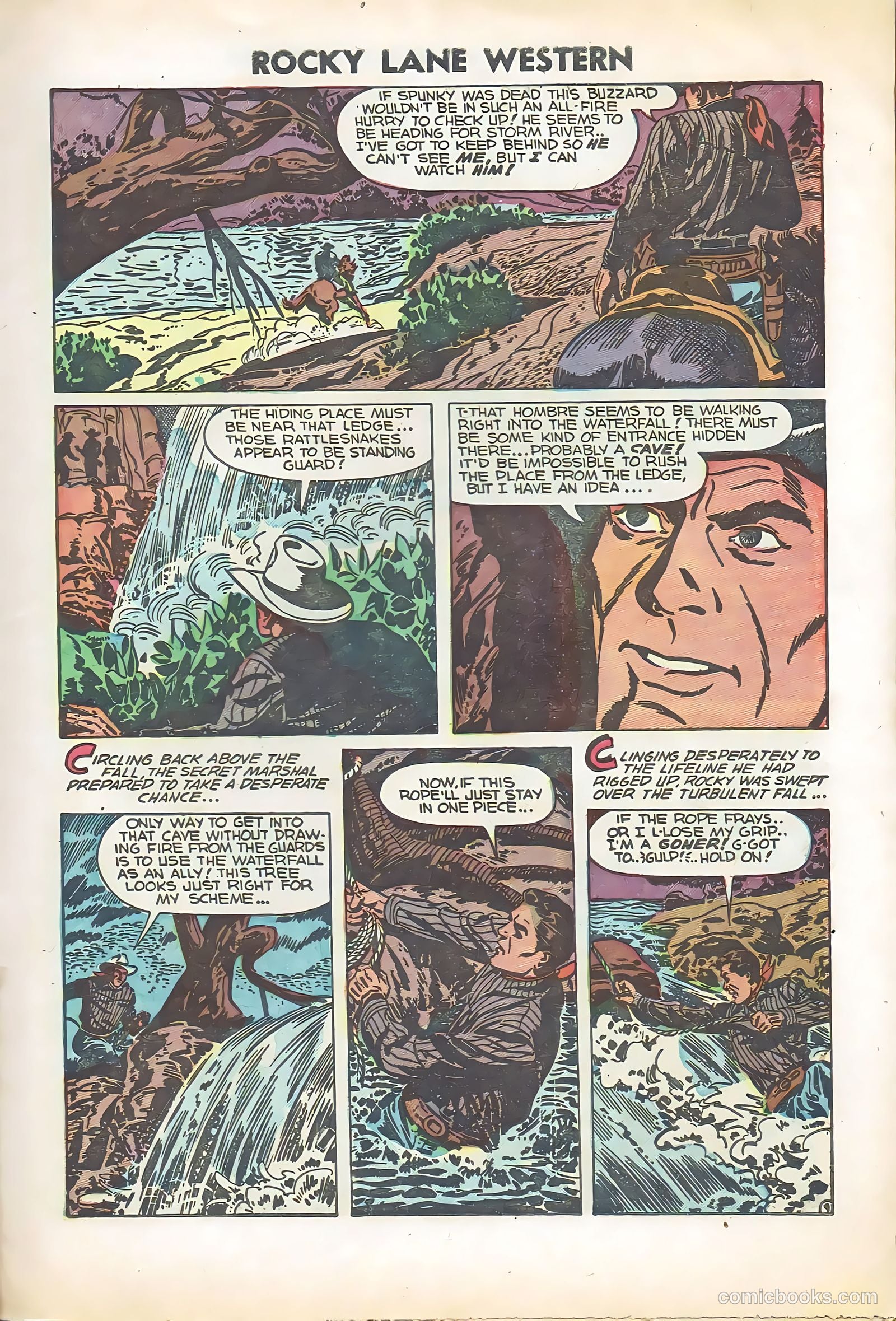 Rocky Lane Western #57 (1954) — page 11 of 36