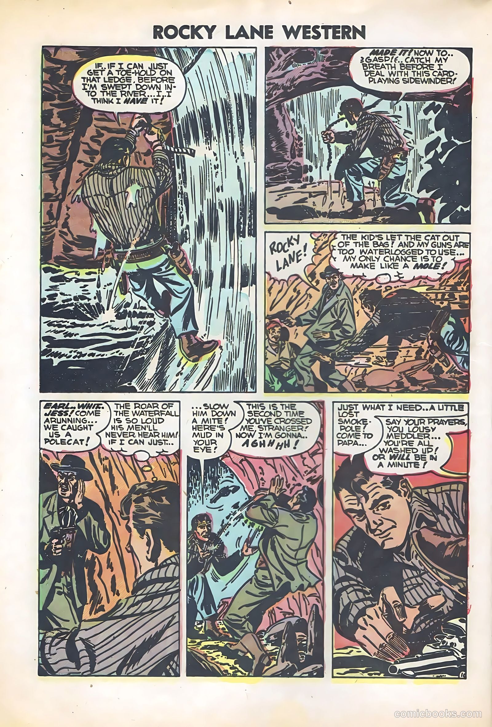 Rocky Lane Western #57 (1954) — page 12 of 36