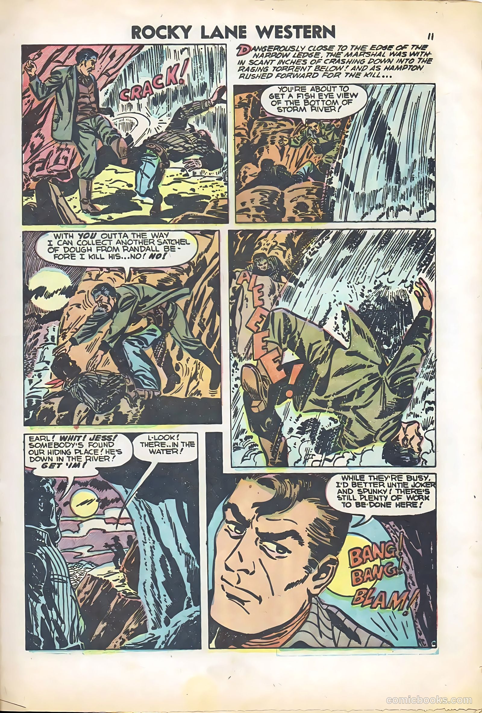 Rocky Lane Western #57 (1954) — page 13 of 36
