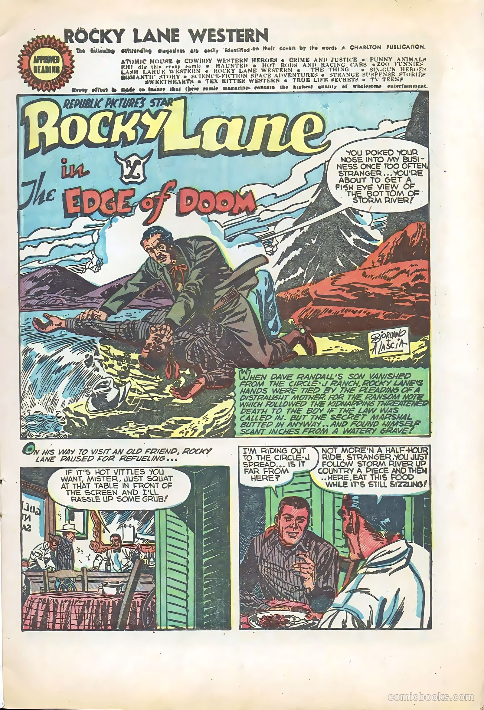 Rocky Lane Western #57 (1950) — page 3 of 36