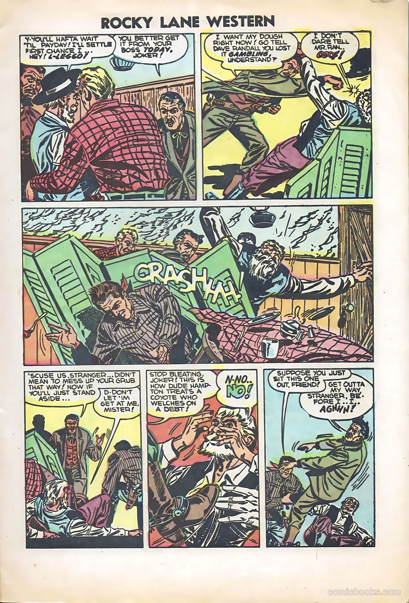 Rocky Lane Western #57 (1950) — page 5 of 36