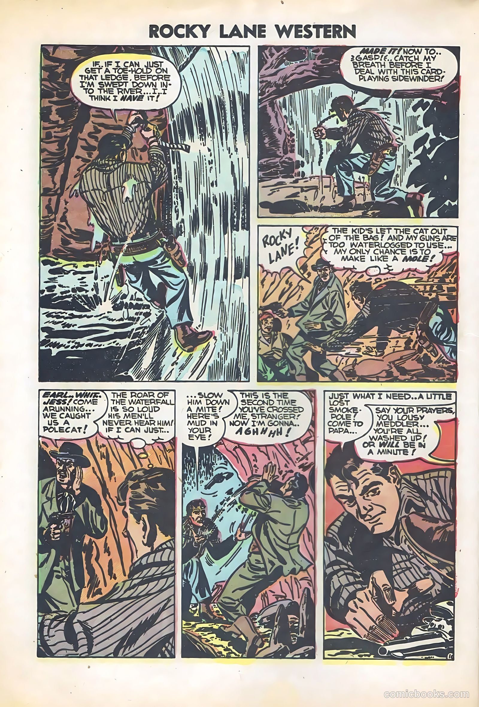 Rocky Lane Western #57 (1950) — page 12 of 36