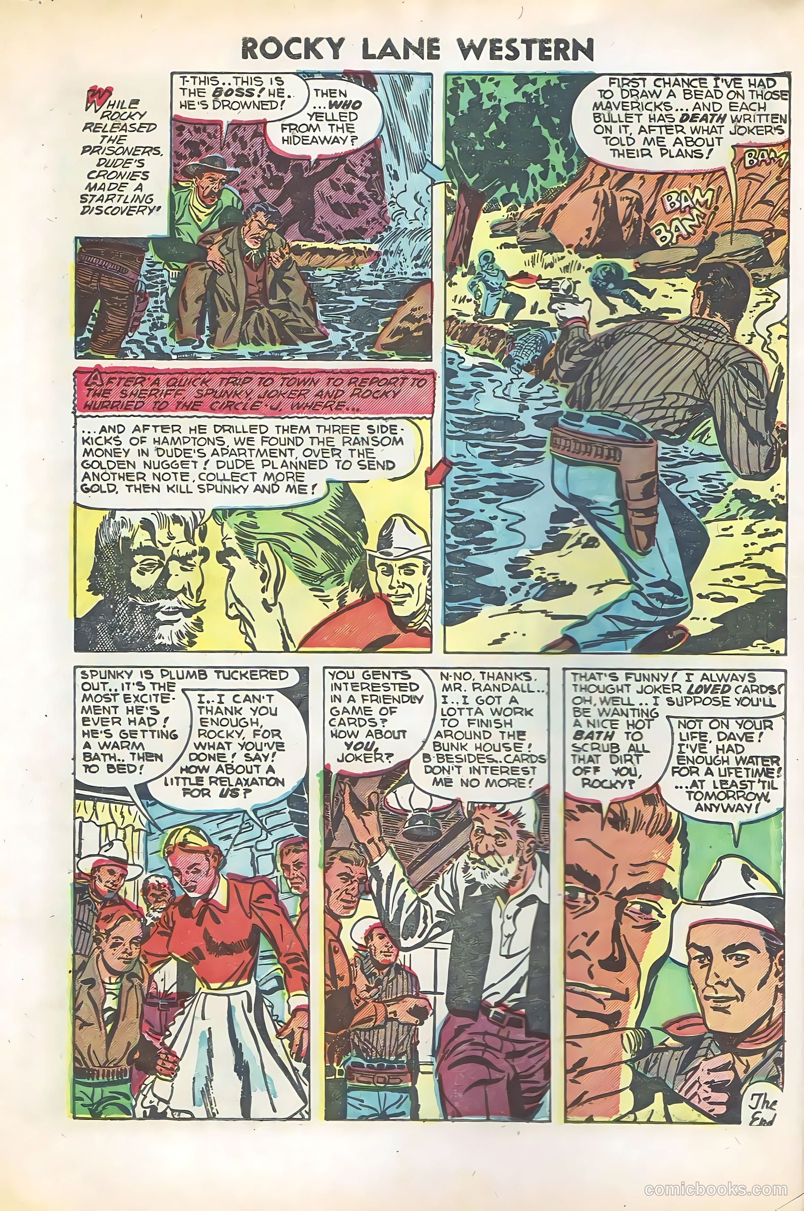 Rocky Lane Western #57 (1950) — page 14 of 36