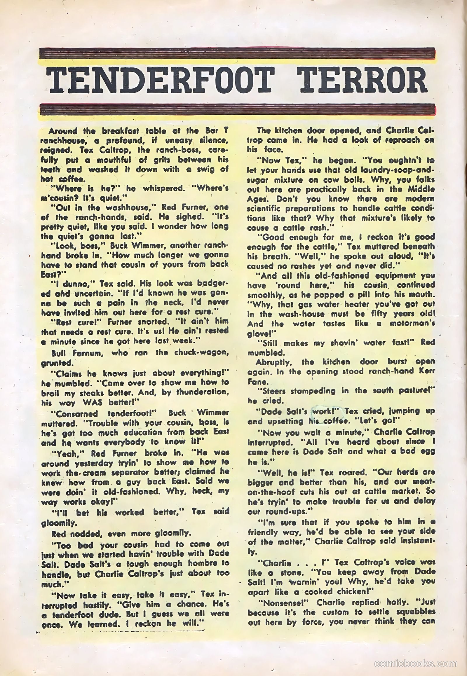 Rocky Lane Western #57 (1950) — page 16 of 36