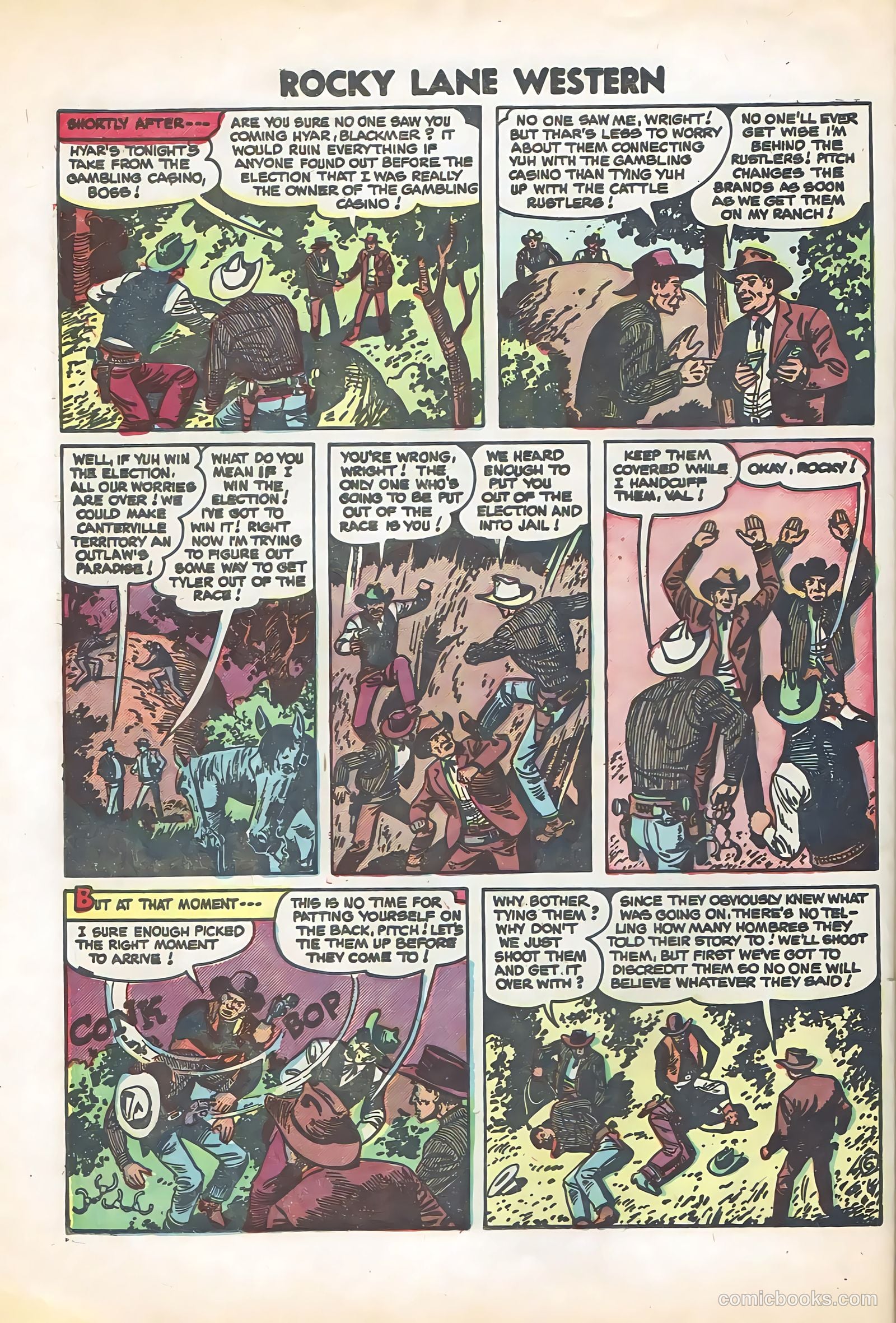 Rocky Lane Western #57 (1950) — page 28 of 36