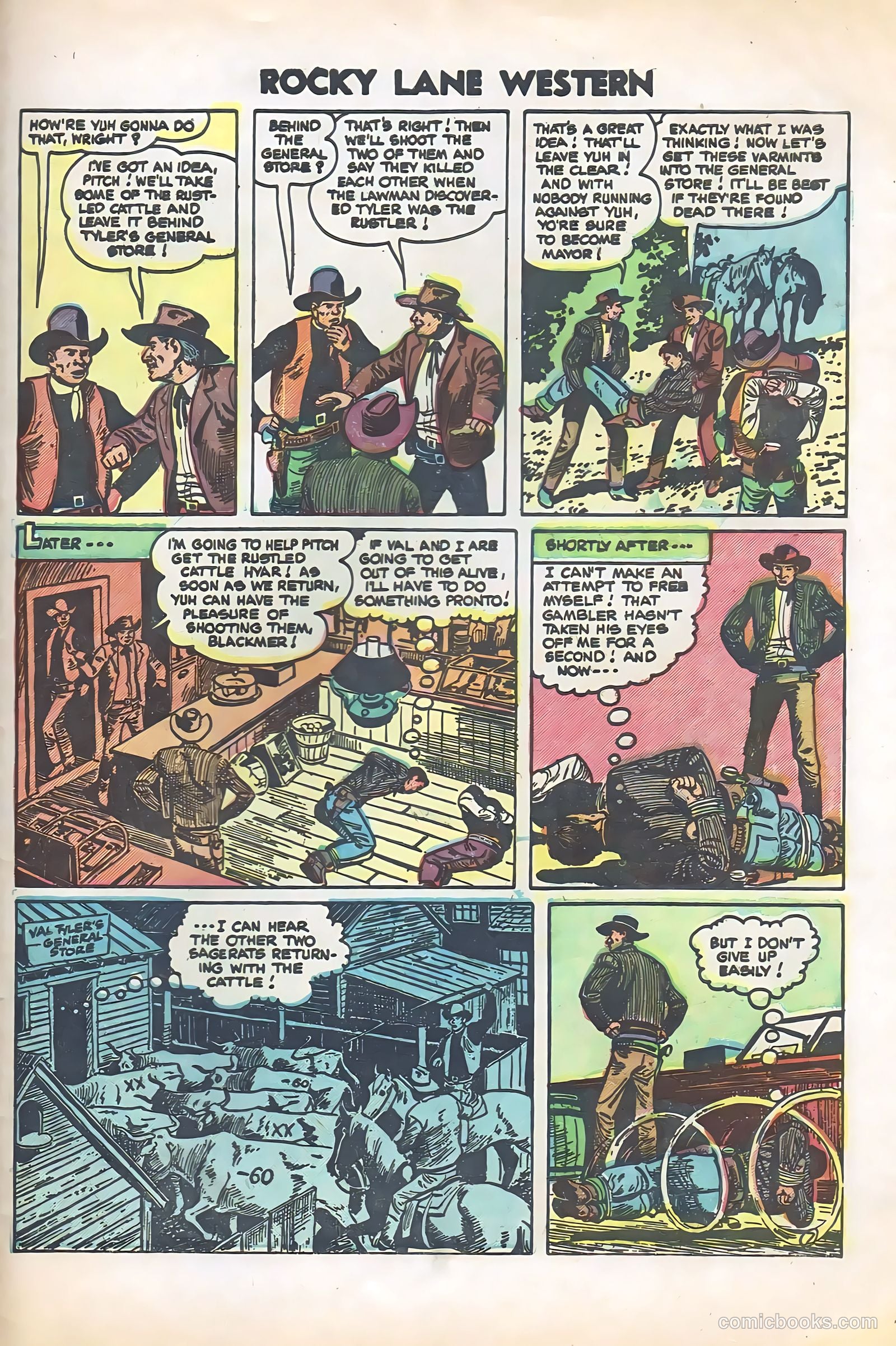 Rocky Lane Western #57 (1950) — page 29 of 36