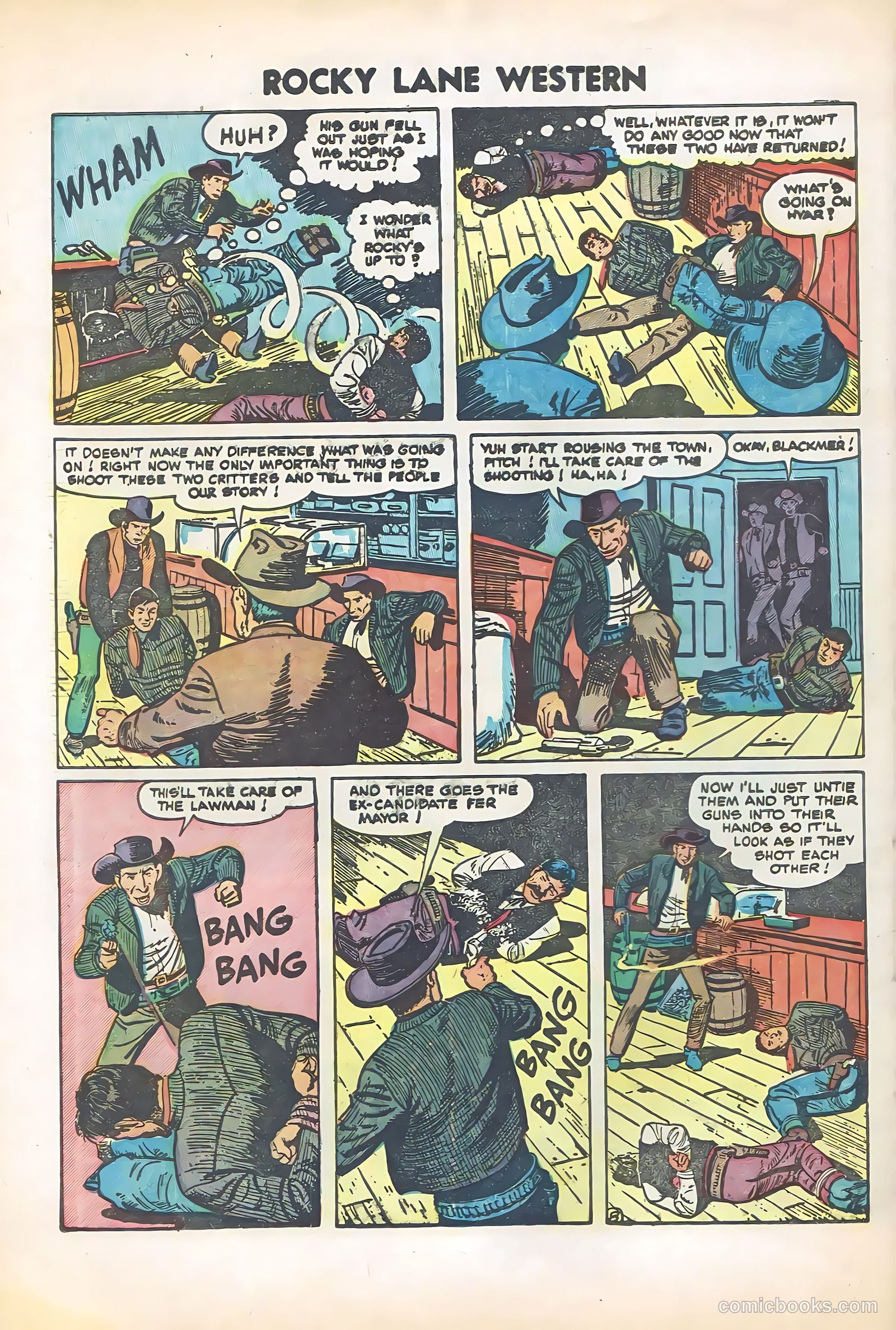 Rocky Lane Western #57 (1950) — page 30 of 36