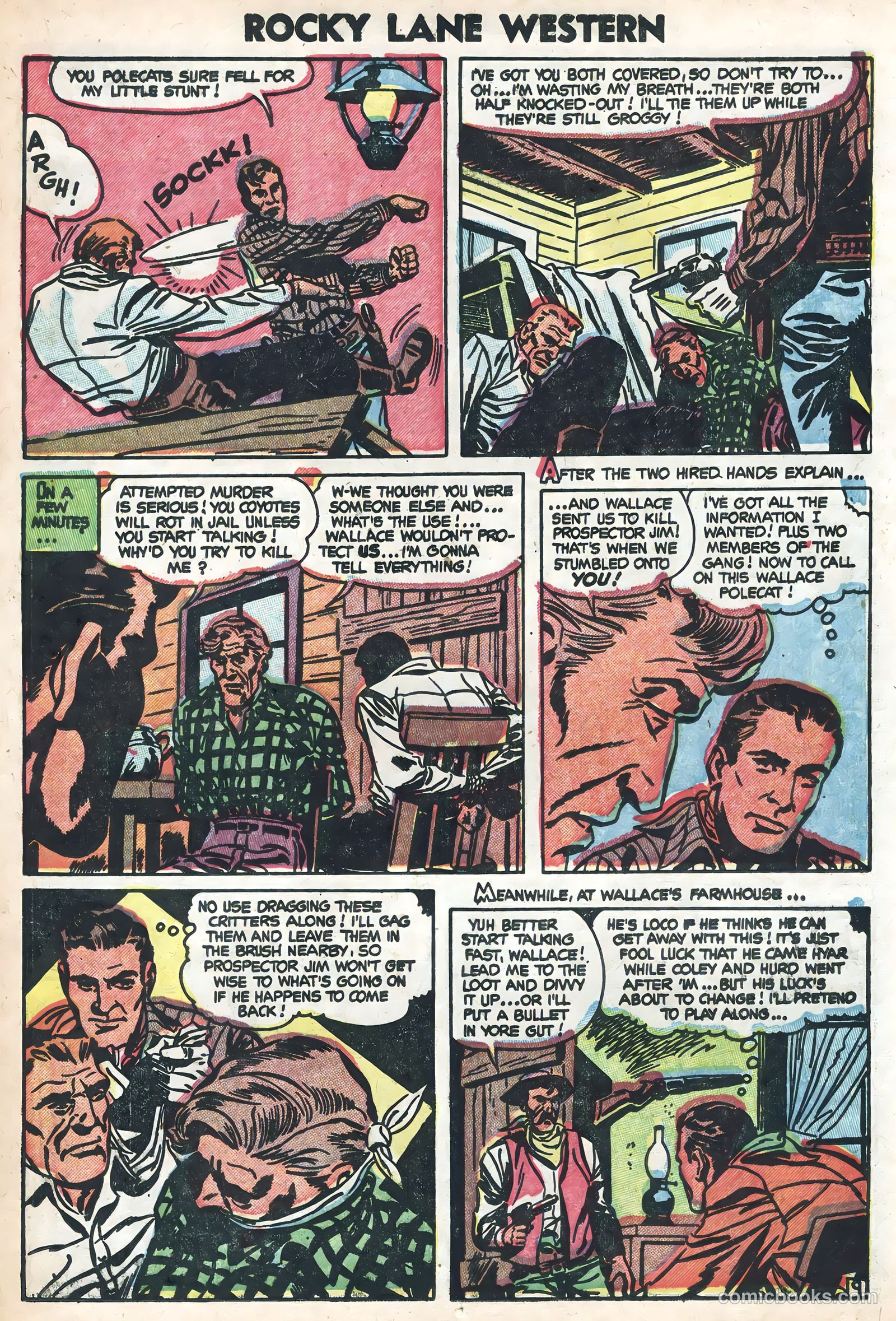 Rocky Lane Western #58 (1954) — page 11 of 36