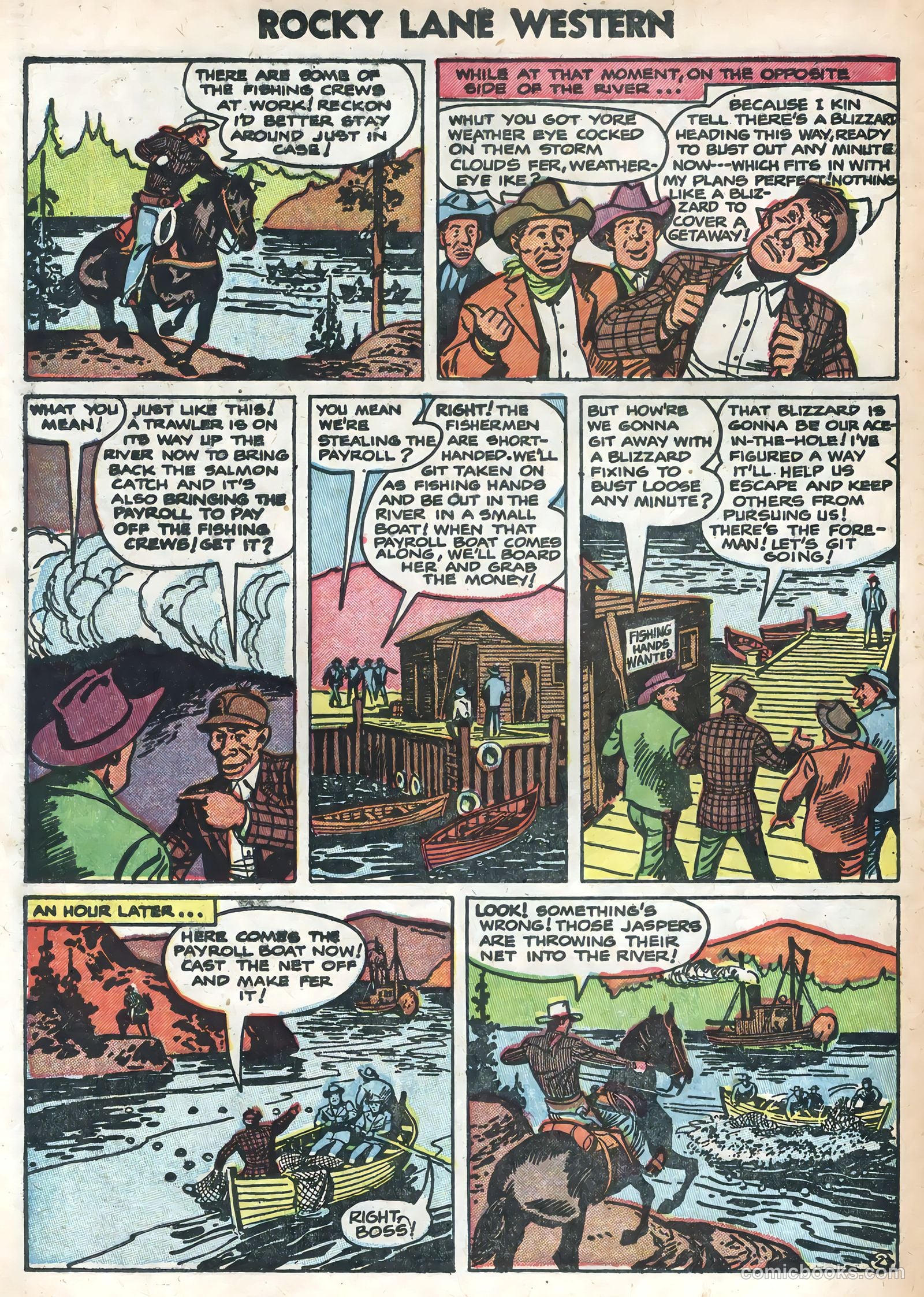 Rocky Lane Western #58 (1954) — page 26 of 36
