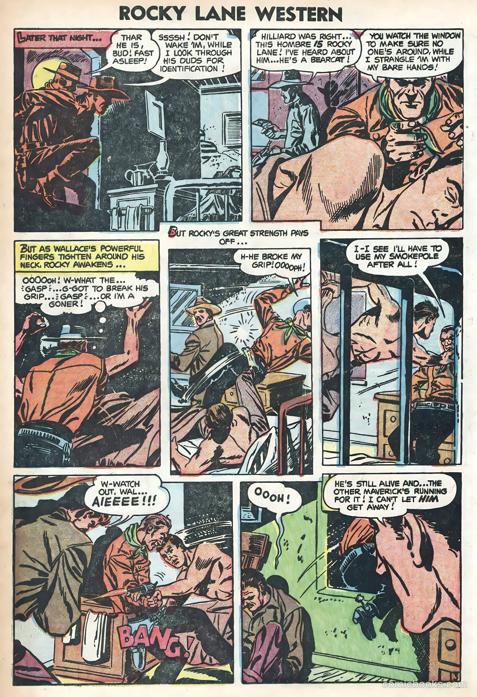 Rocky Lane Western #58 (1954) — page 5 of 36