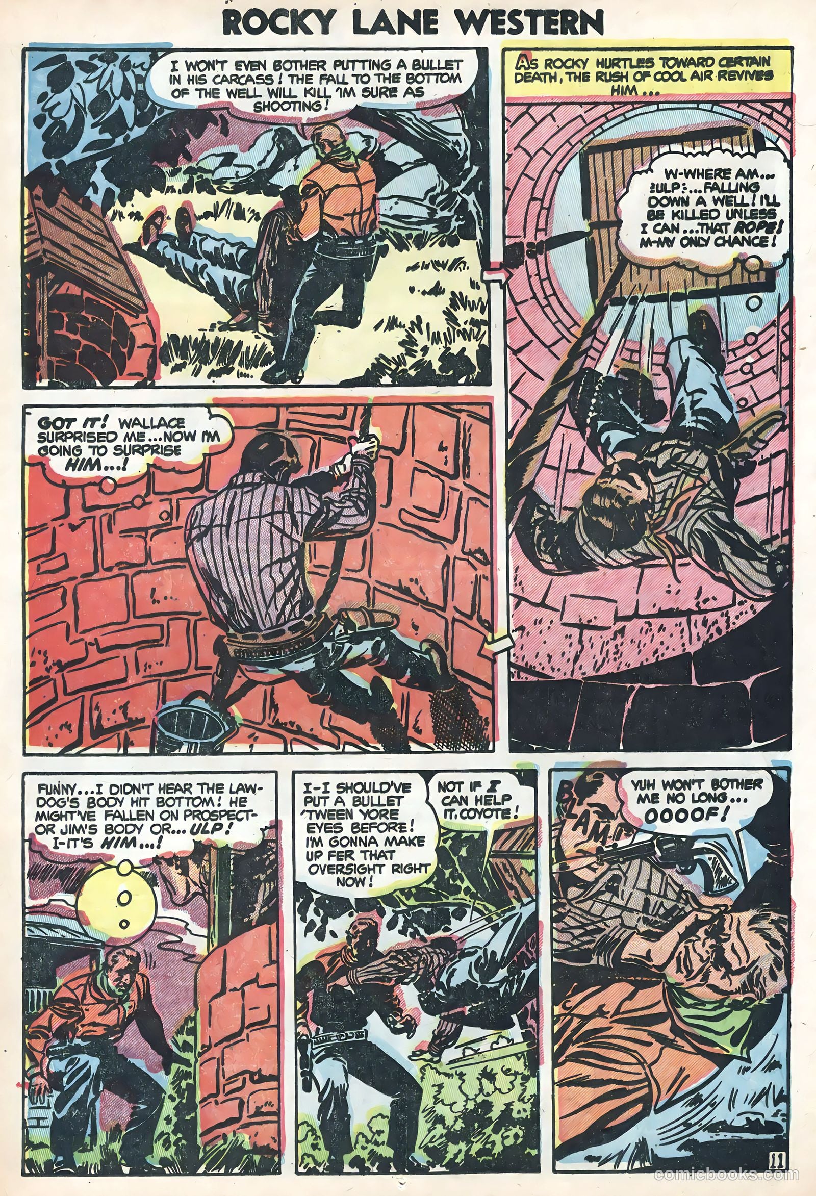Rocky Lane Western #58 (1954) — page 13 of 36