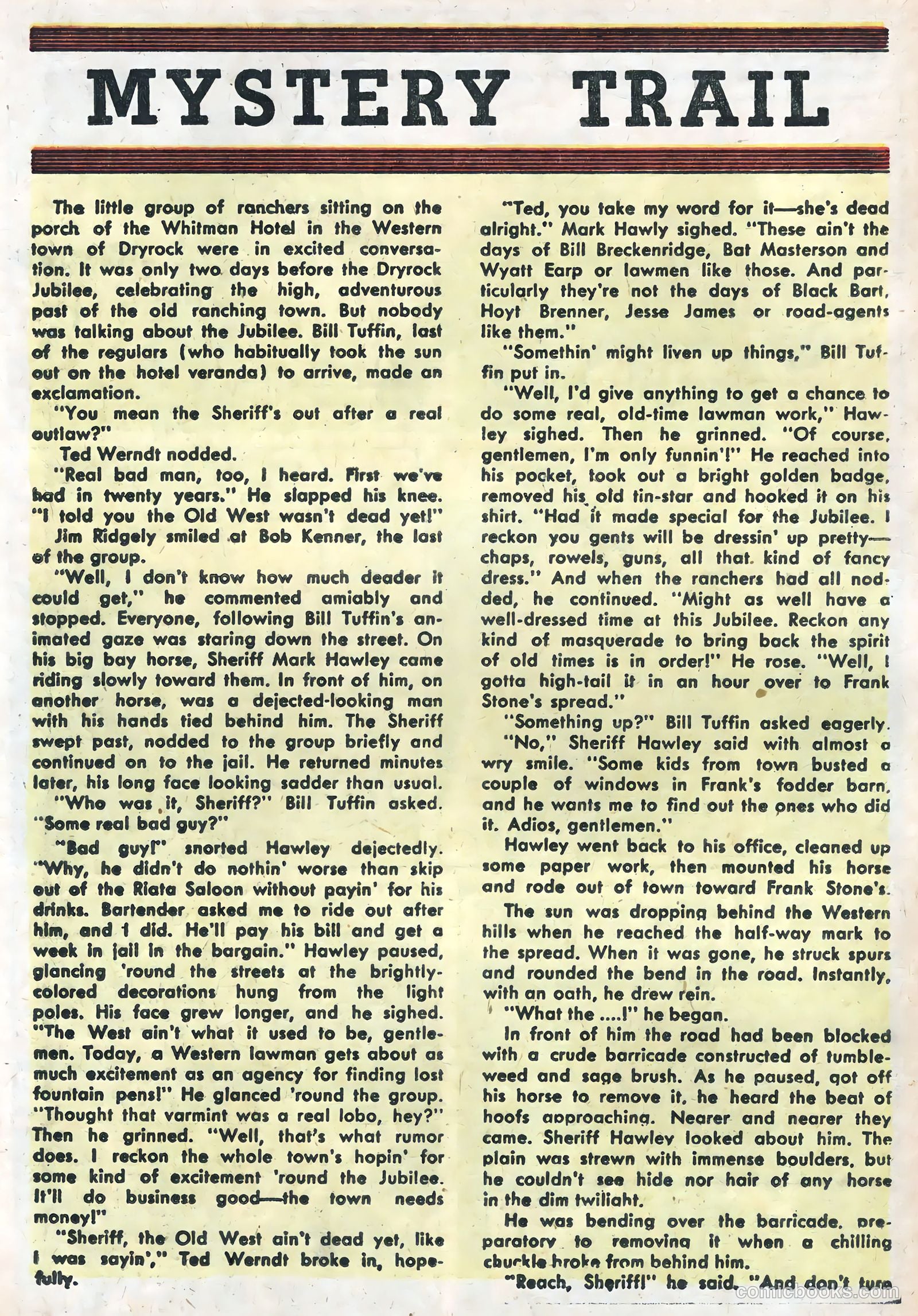 Rocky Lane Western #58 (1954) — page 18 of 36