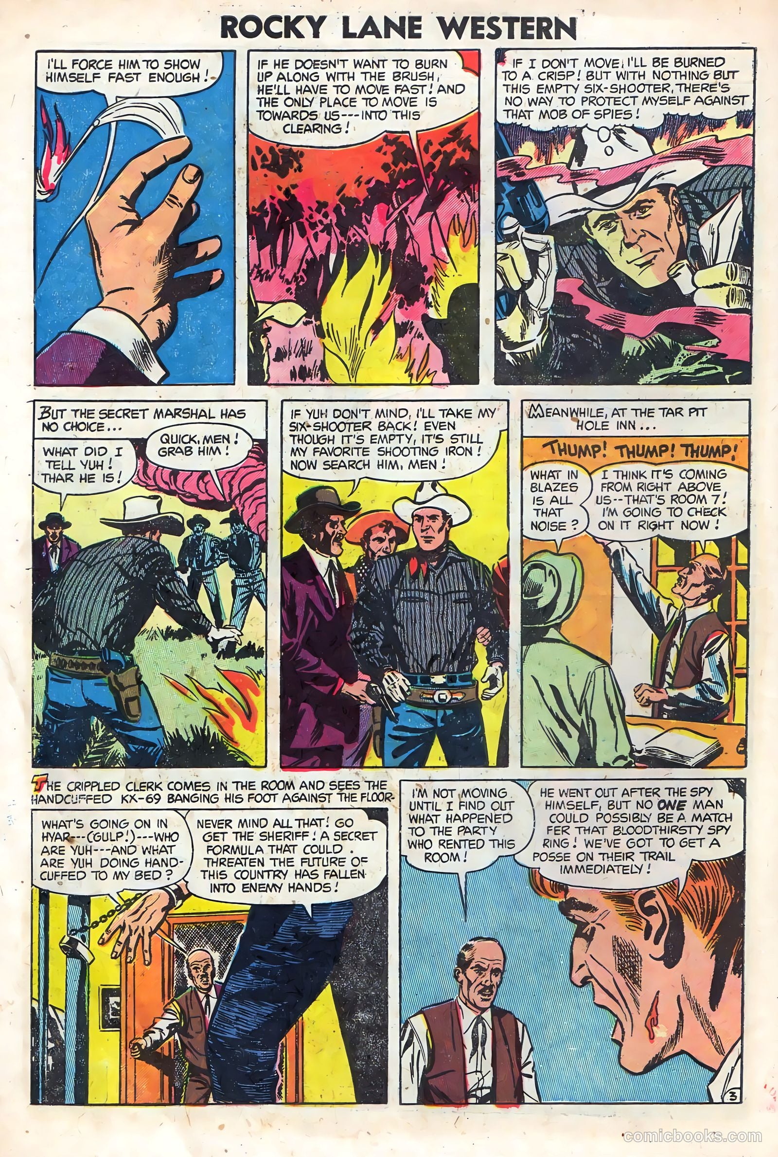 Rocky Lane Western #59 (1954) — page 10 of 36