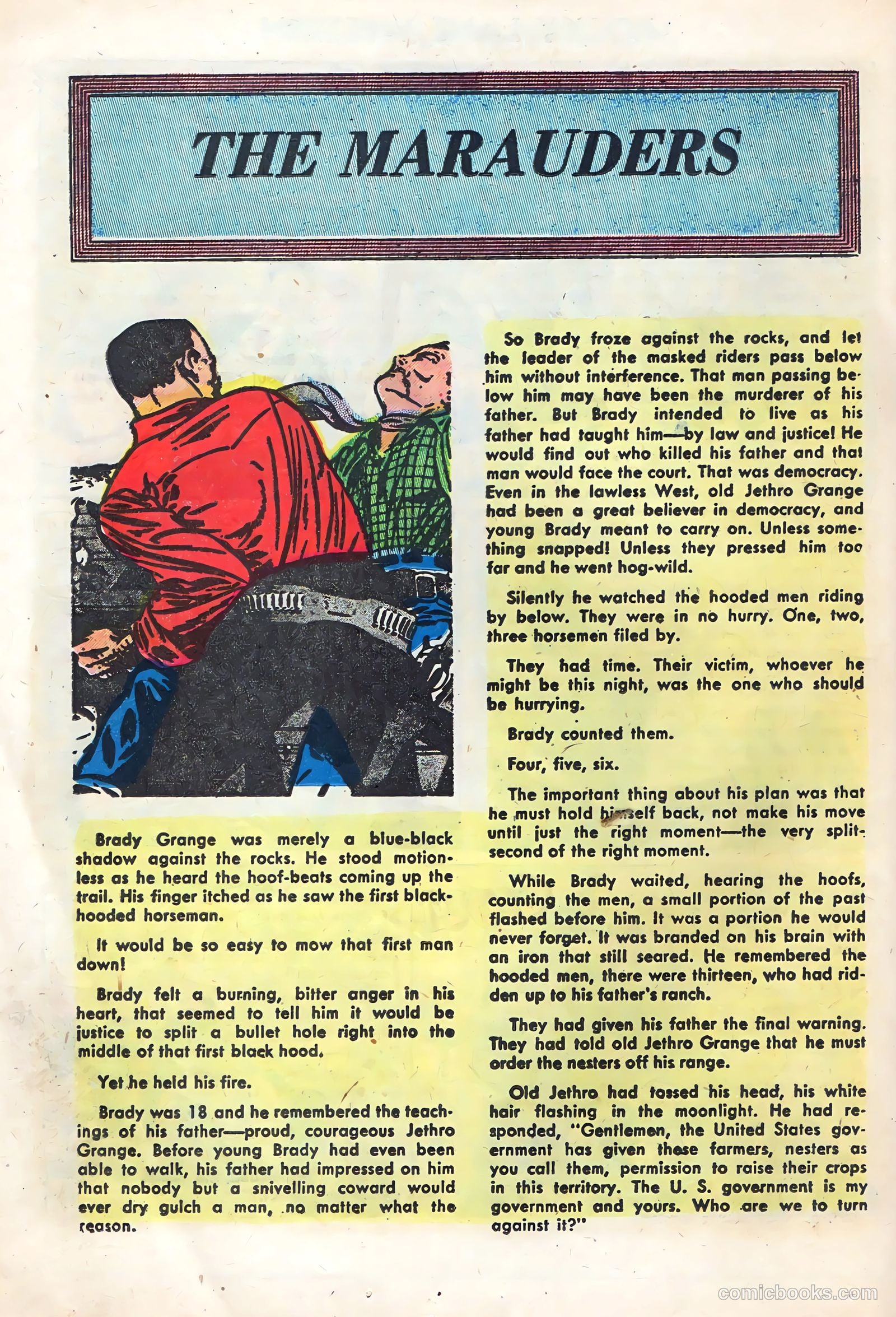 Rocky Lane Western #59 (1954) — page 20 of 36