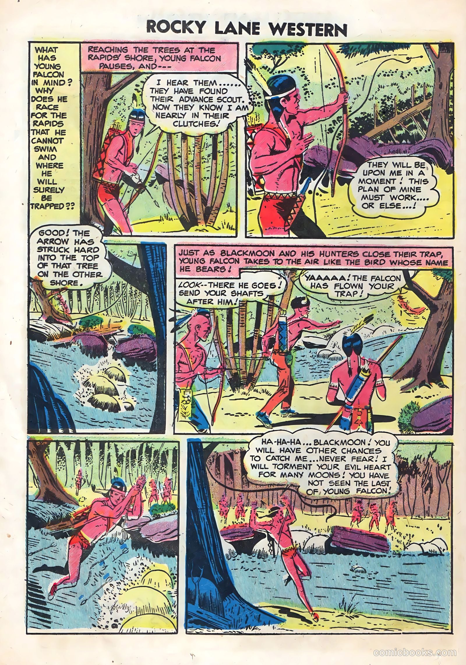 Rocky Lane Western #59 (1954) — page 24 of 36