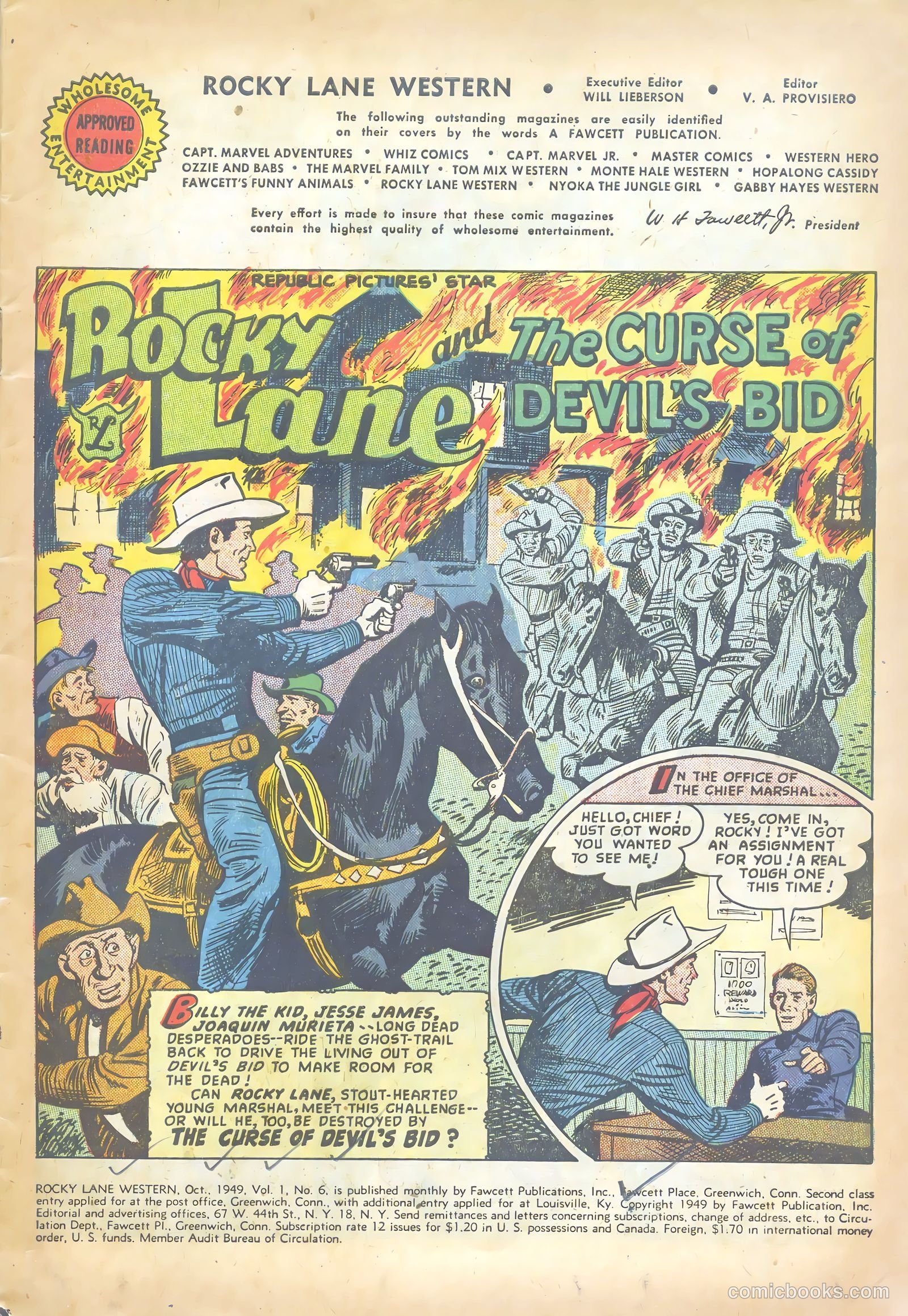 Rocky Lane Western #6 (1949) — page 3 of 36