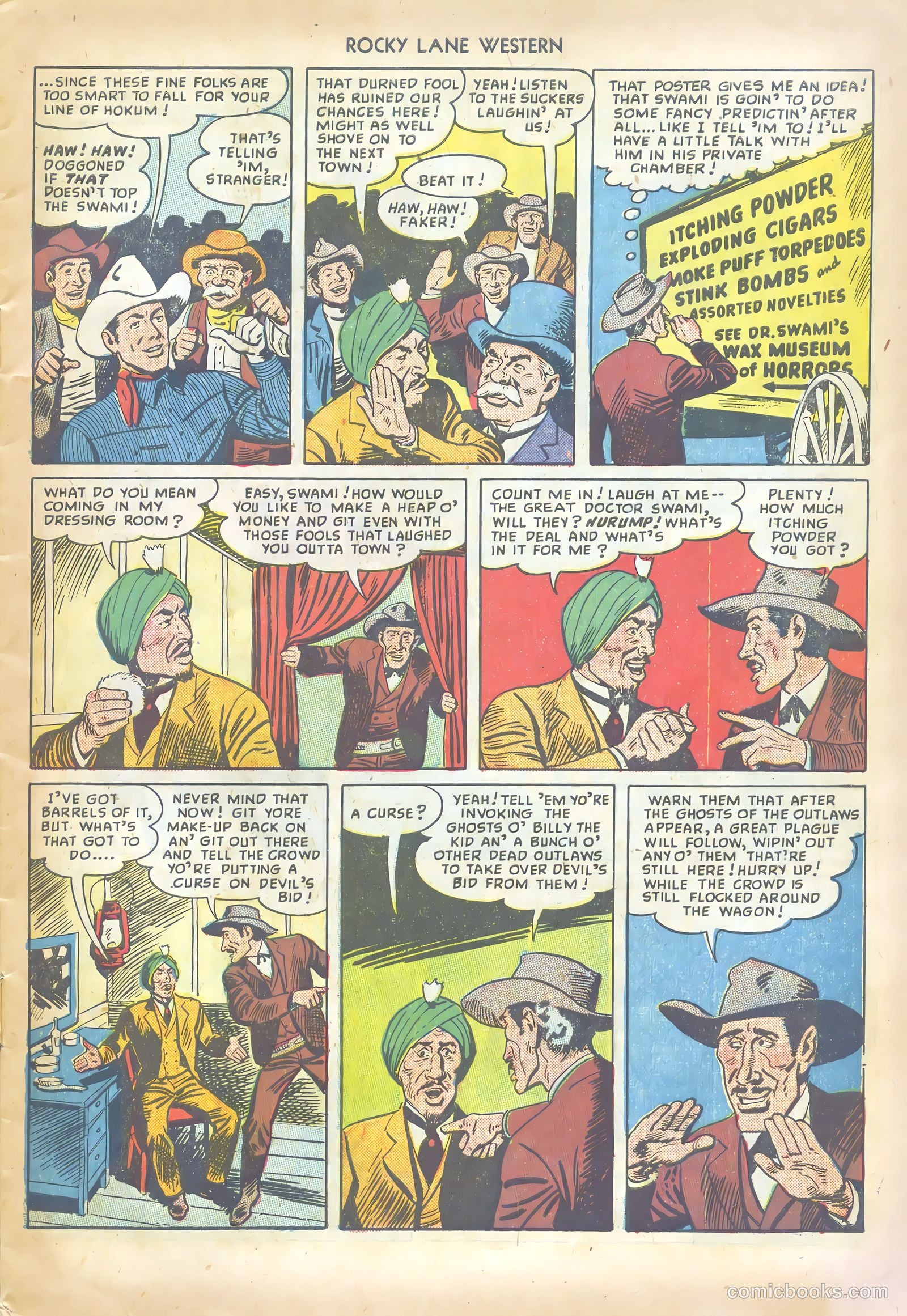 Rocky Lane Western #6 (1949) — page 7 of 36