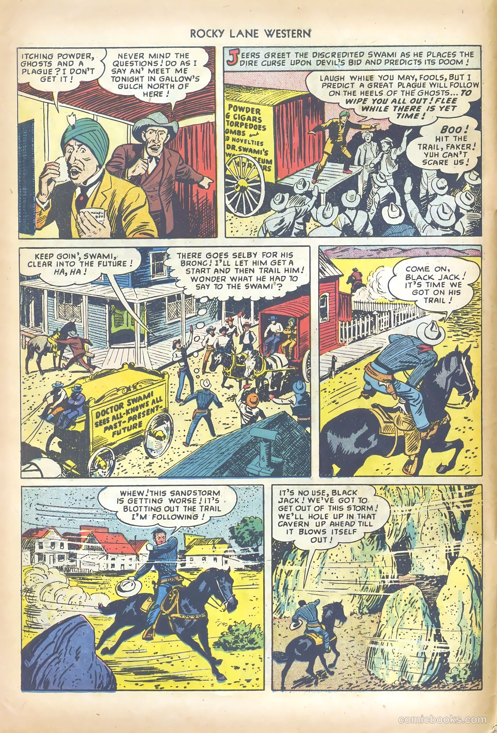 Rocky Lane Western #6 (1949) — page 8 of 36