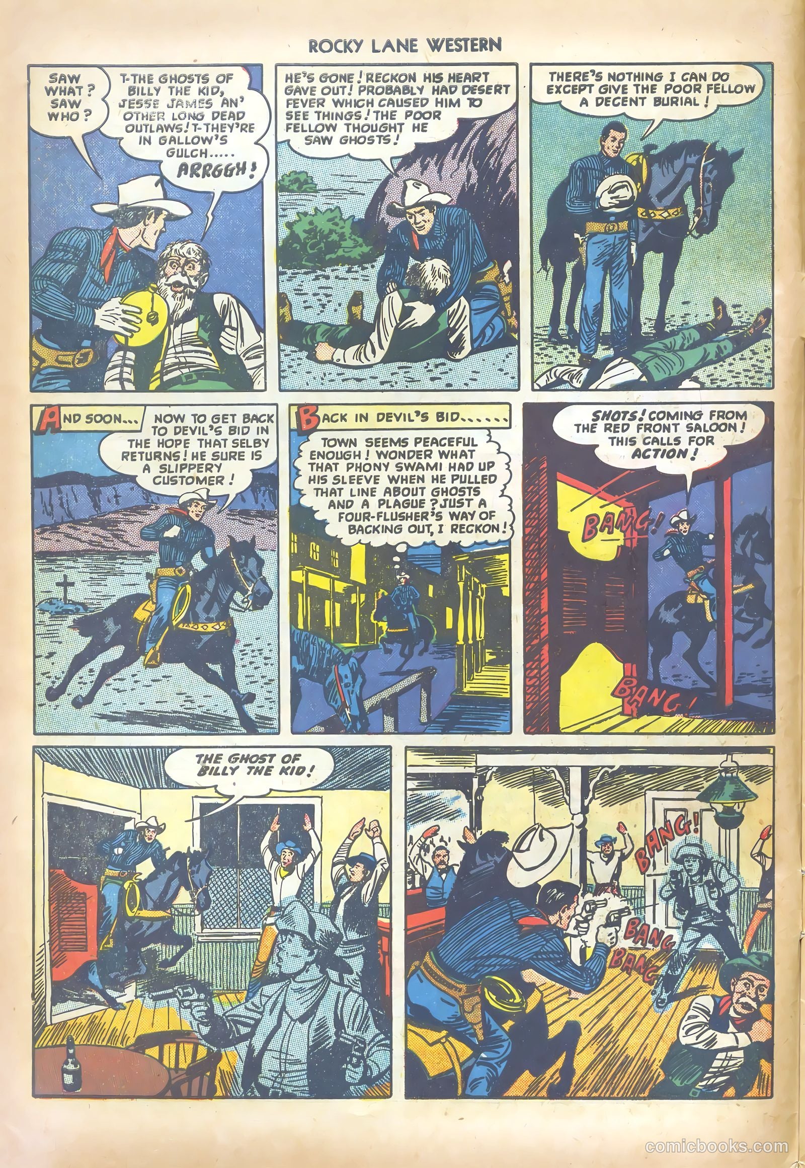 Rocky Lane Western #6 (1949) — page 10 of 36