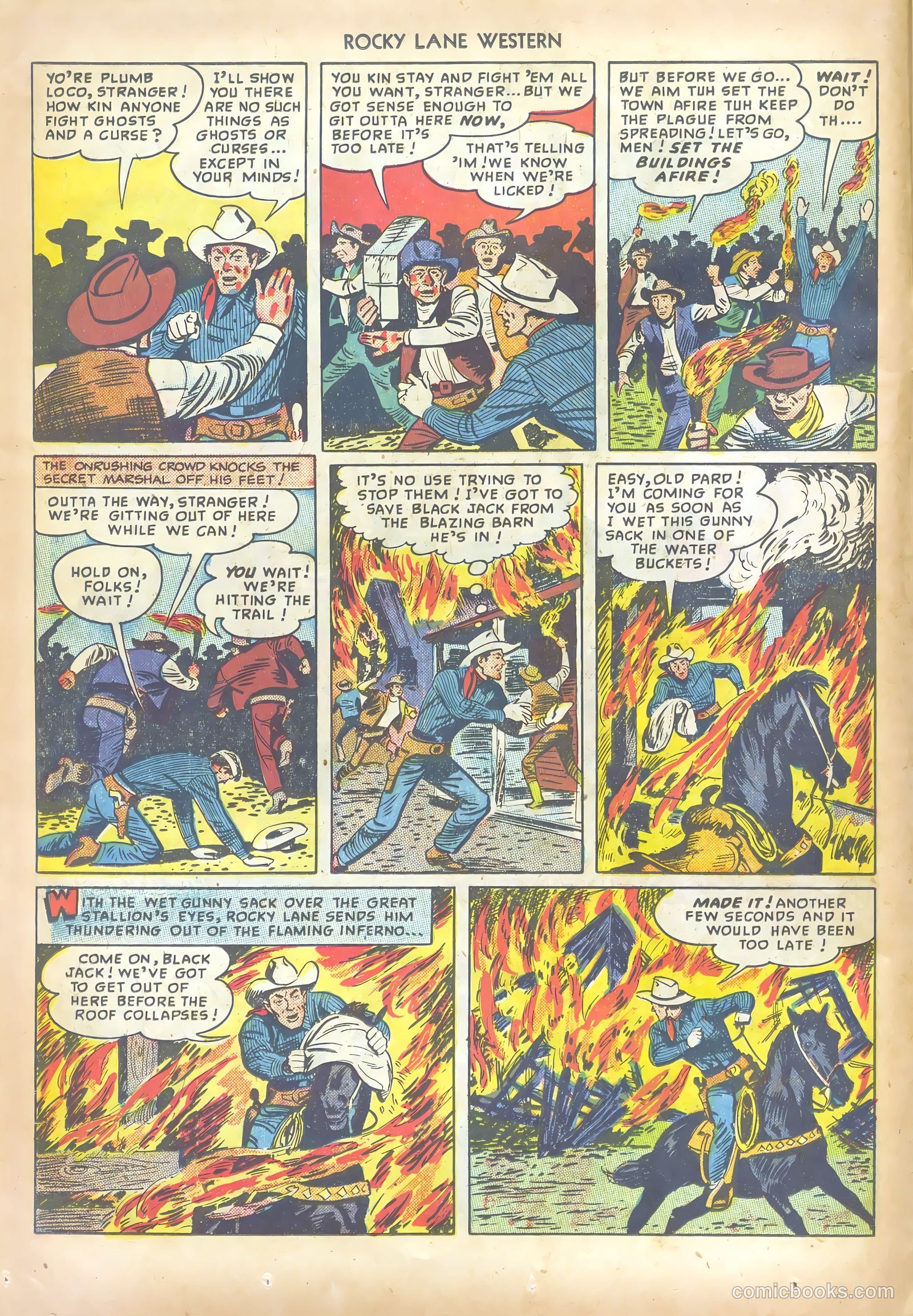 Rocky Lane Western #6 (1949) — page 14 of 36