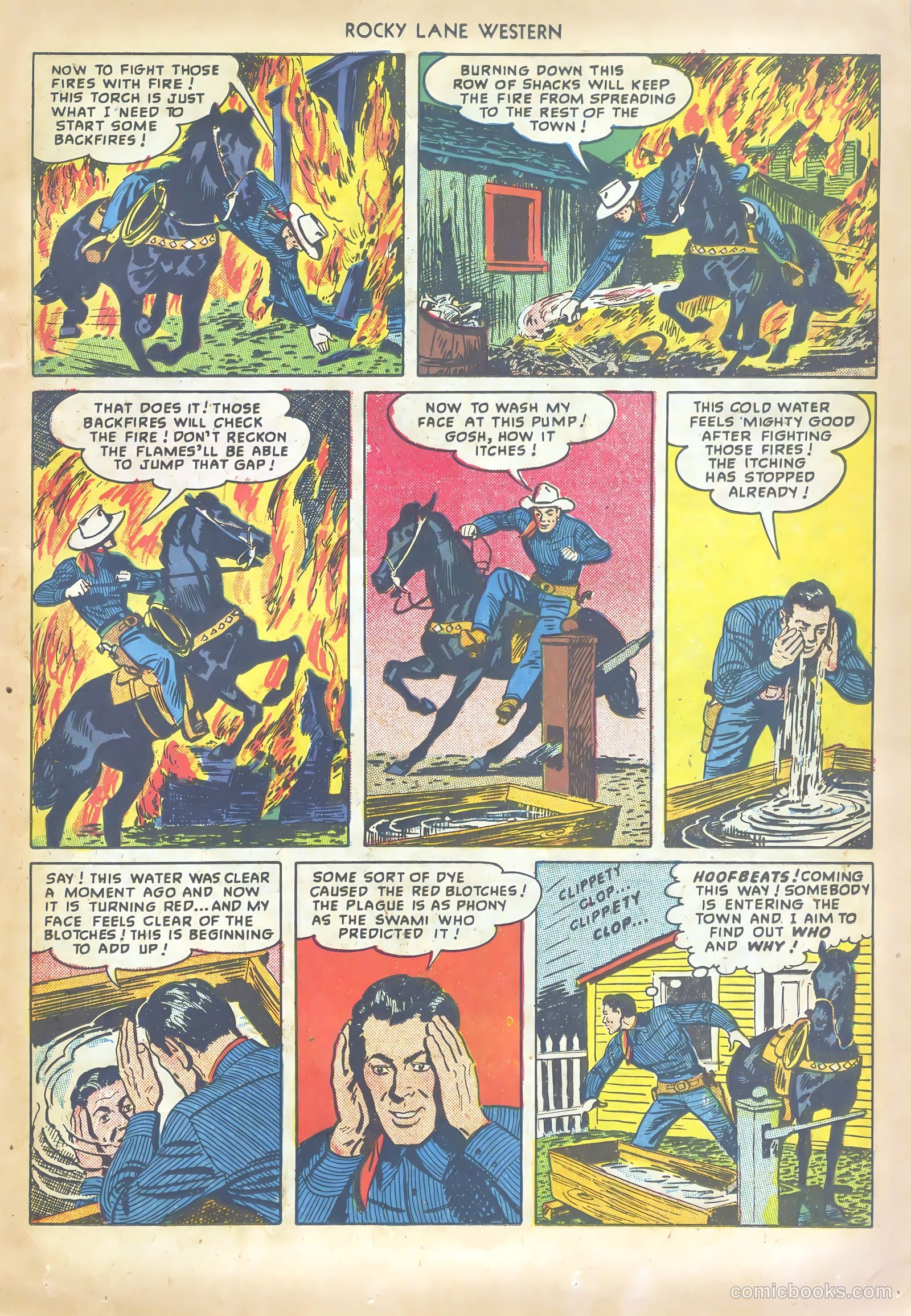 Rocky Lane Western #6 (1949) — page 15 of 36
