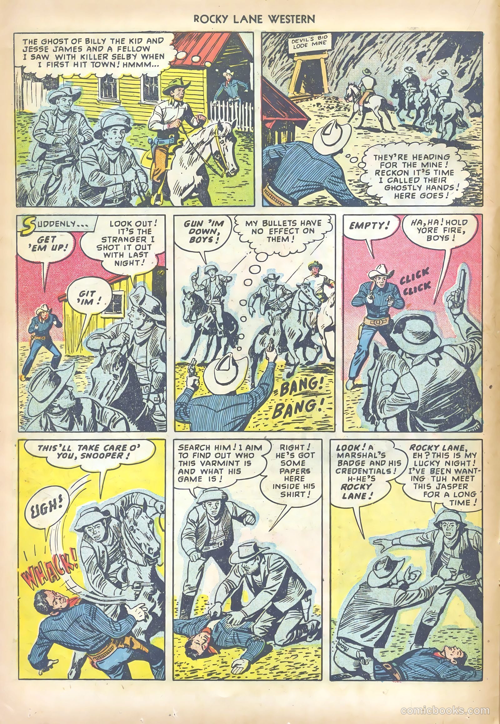 Rocky Lane Western #6 (1949) — page 16 of 36