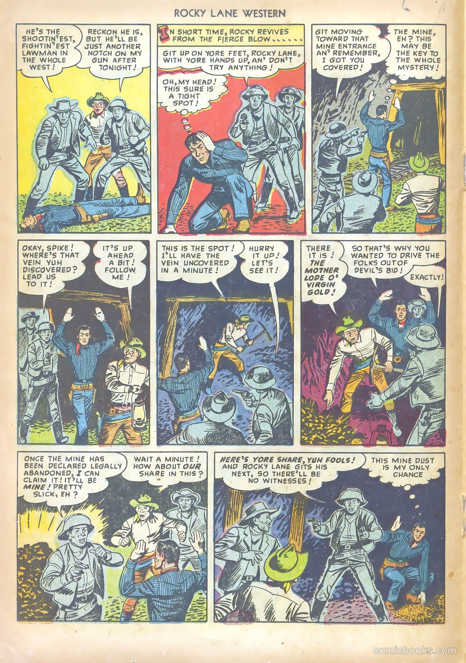 Rocky Lane Western #6 (1949) — page 18 of 36