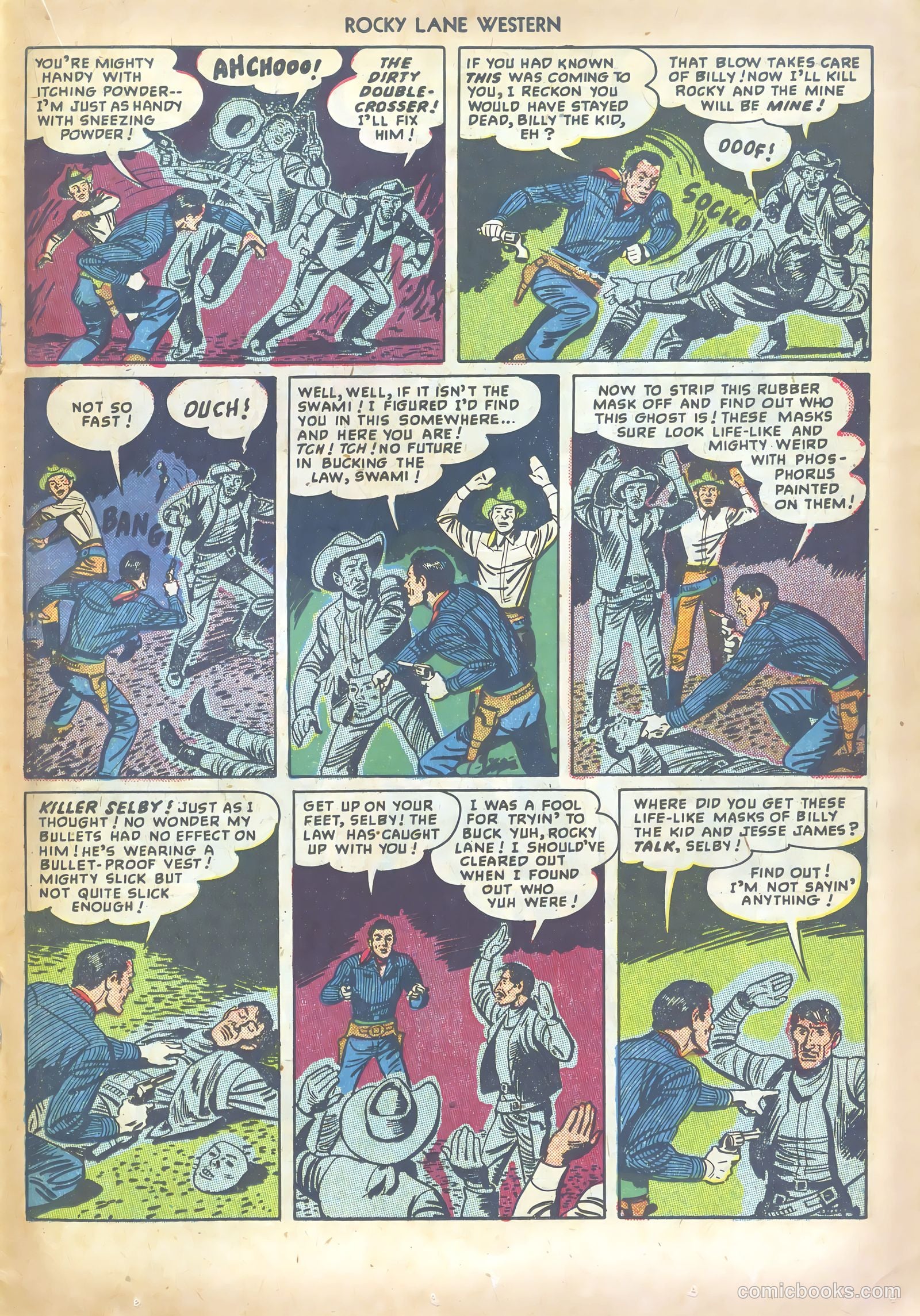 Rocky Lane Western #6 (1949) — page 19 of 36