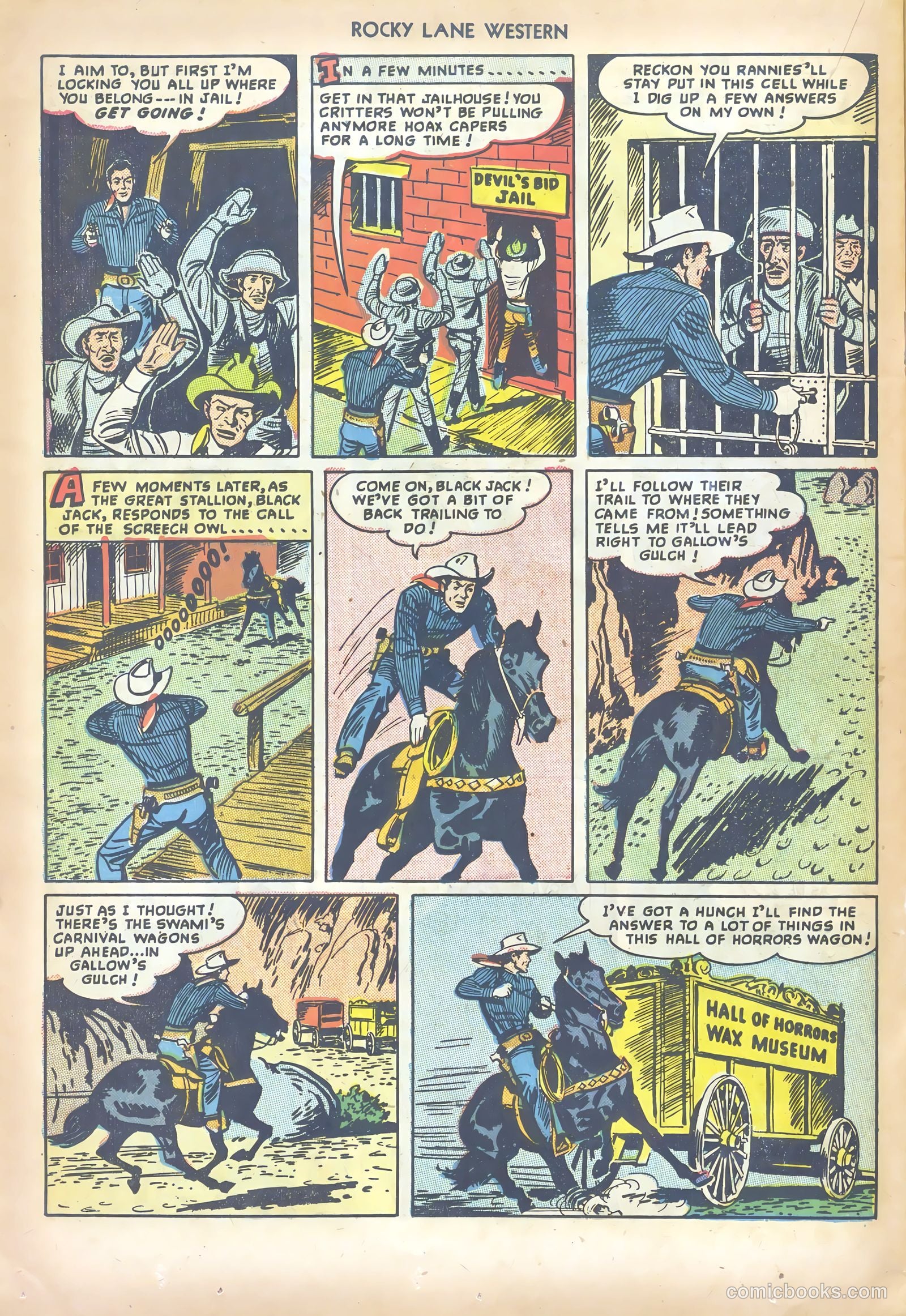 Rocky Lane Western #6 (1949) — page 20 of 36