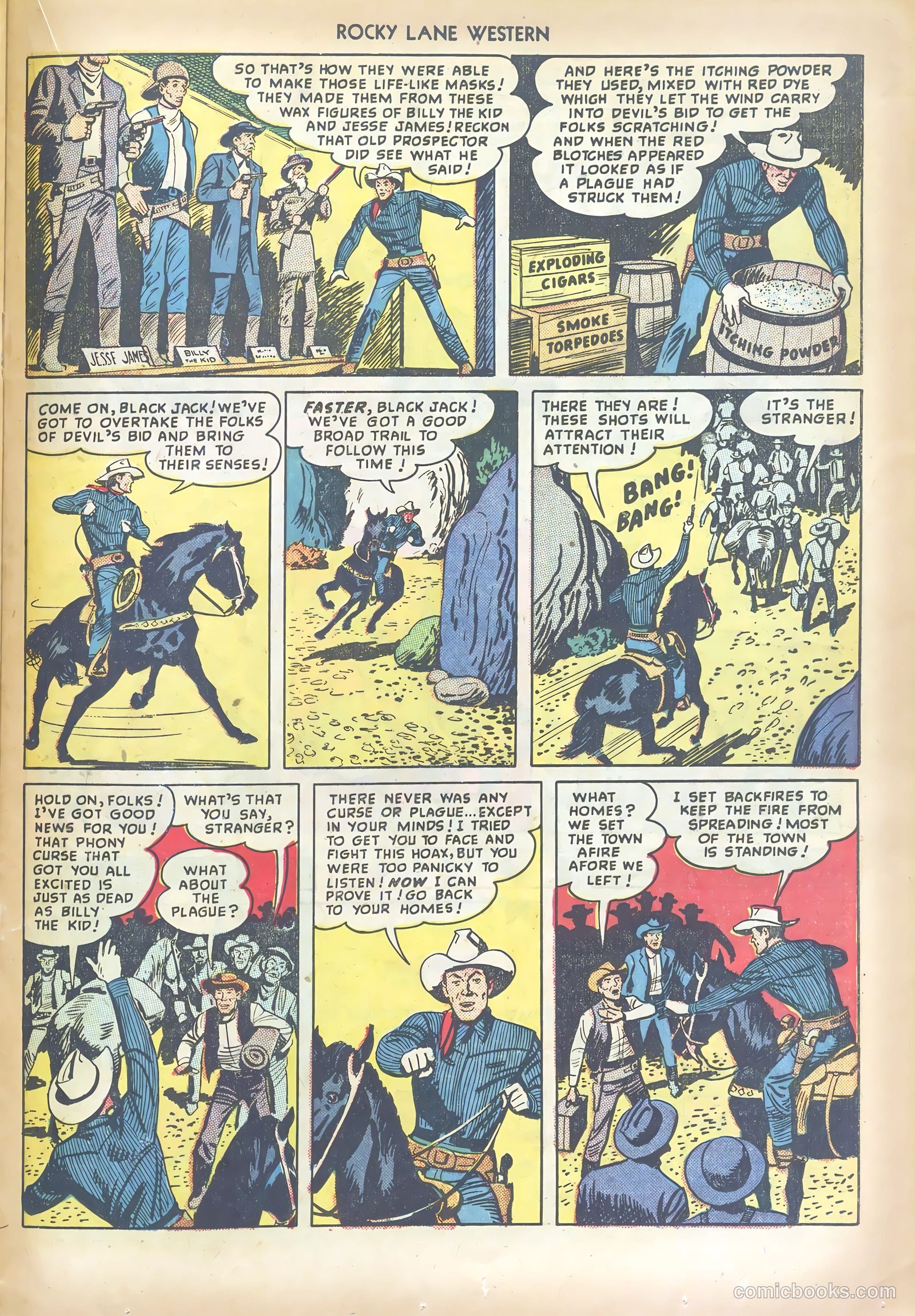 Rocky Lane Western #6 (1949) — page 21 of 36