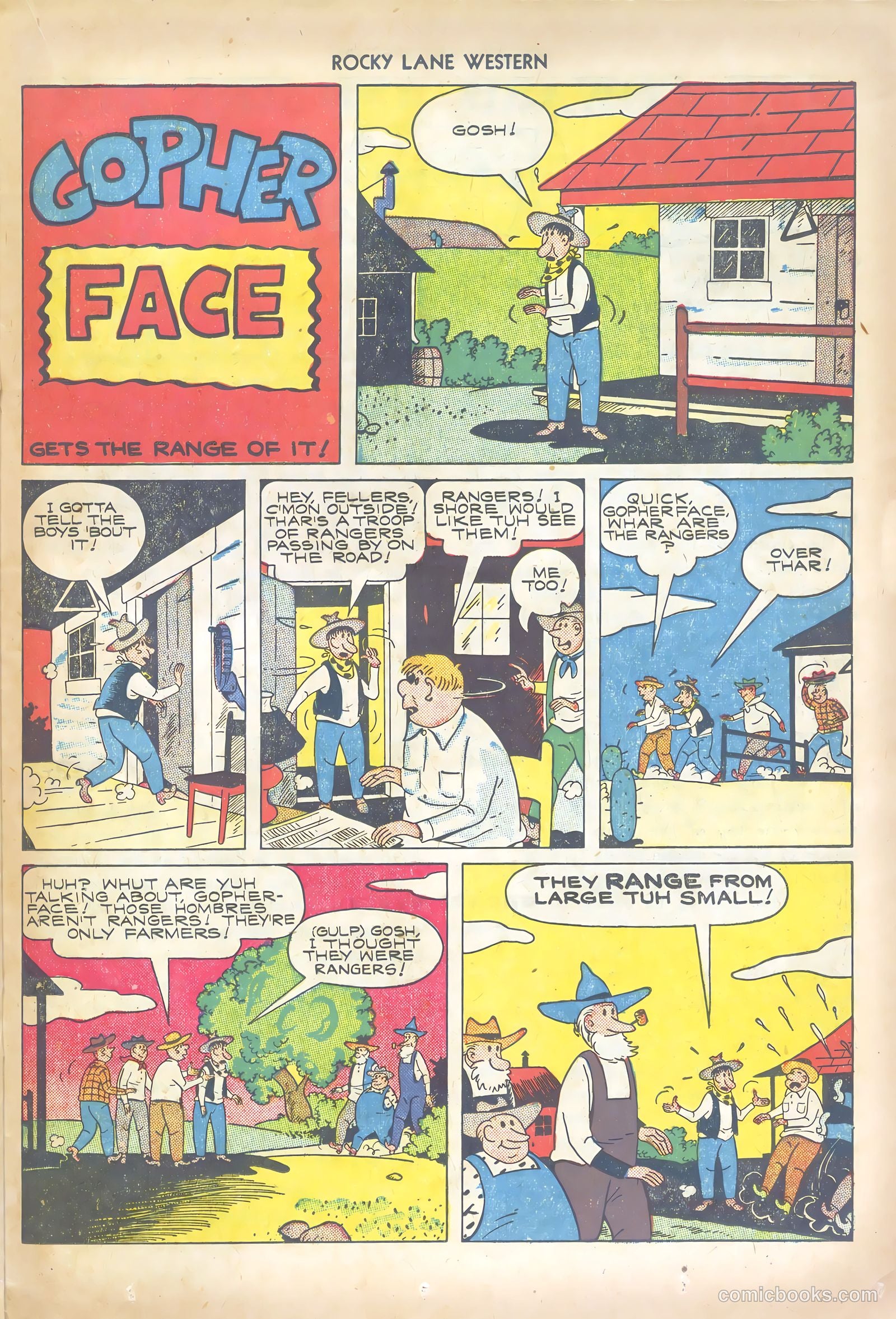 Rocky Lane Western #6 (1949) — page 23 of 36