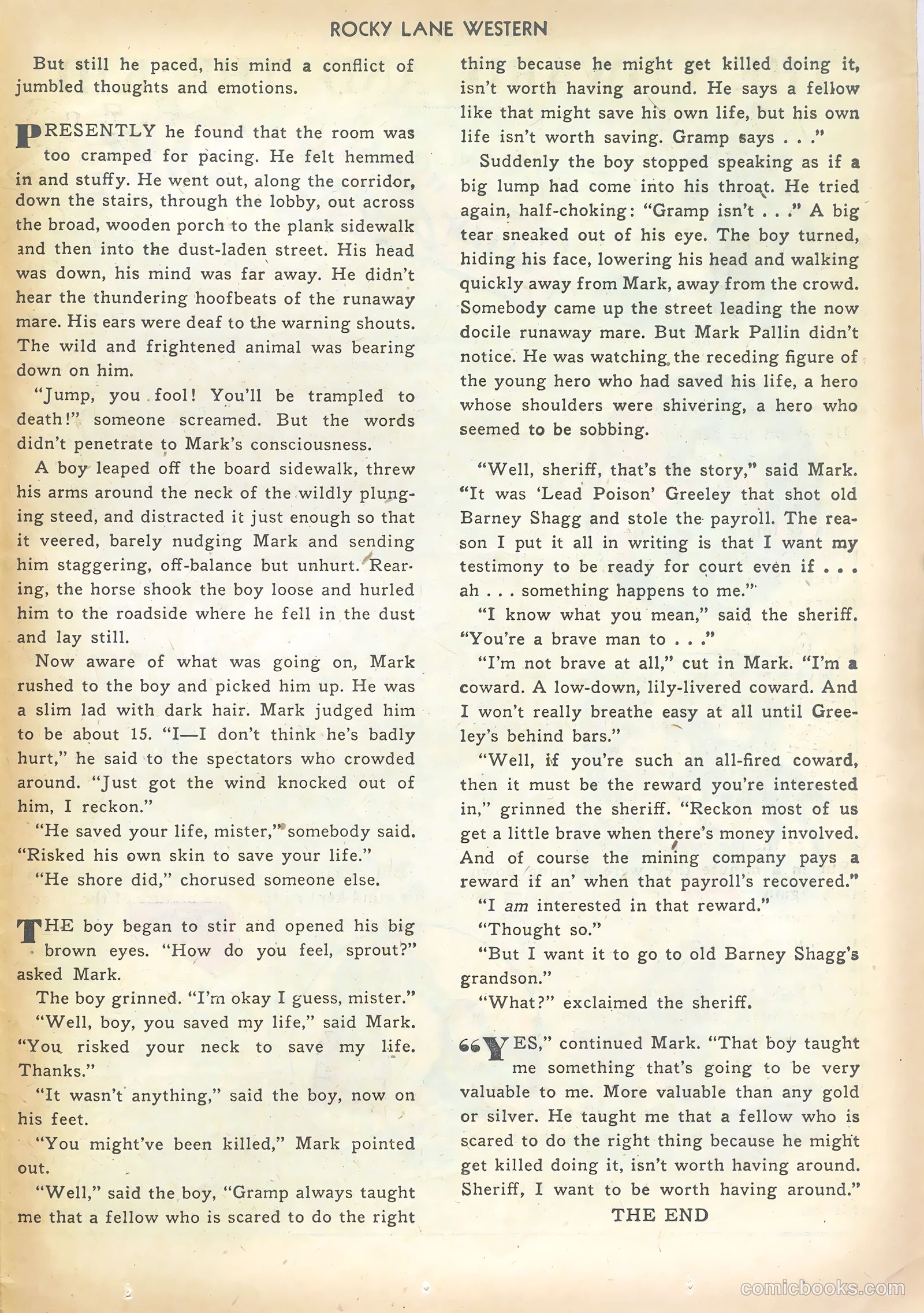 Rocky Lane Western #6 (1949) — page 25 of 36