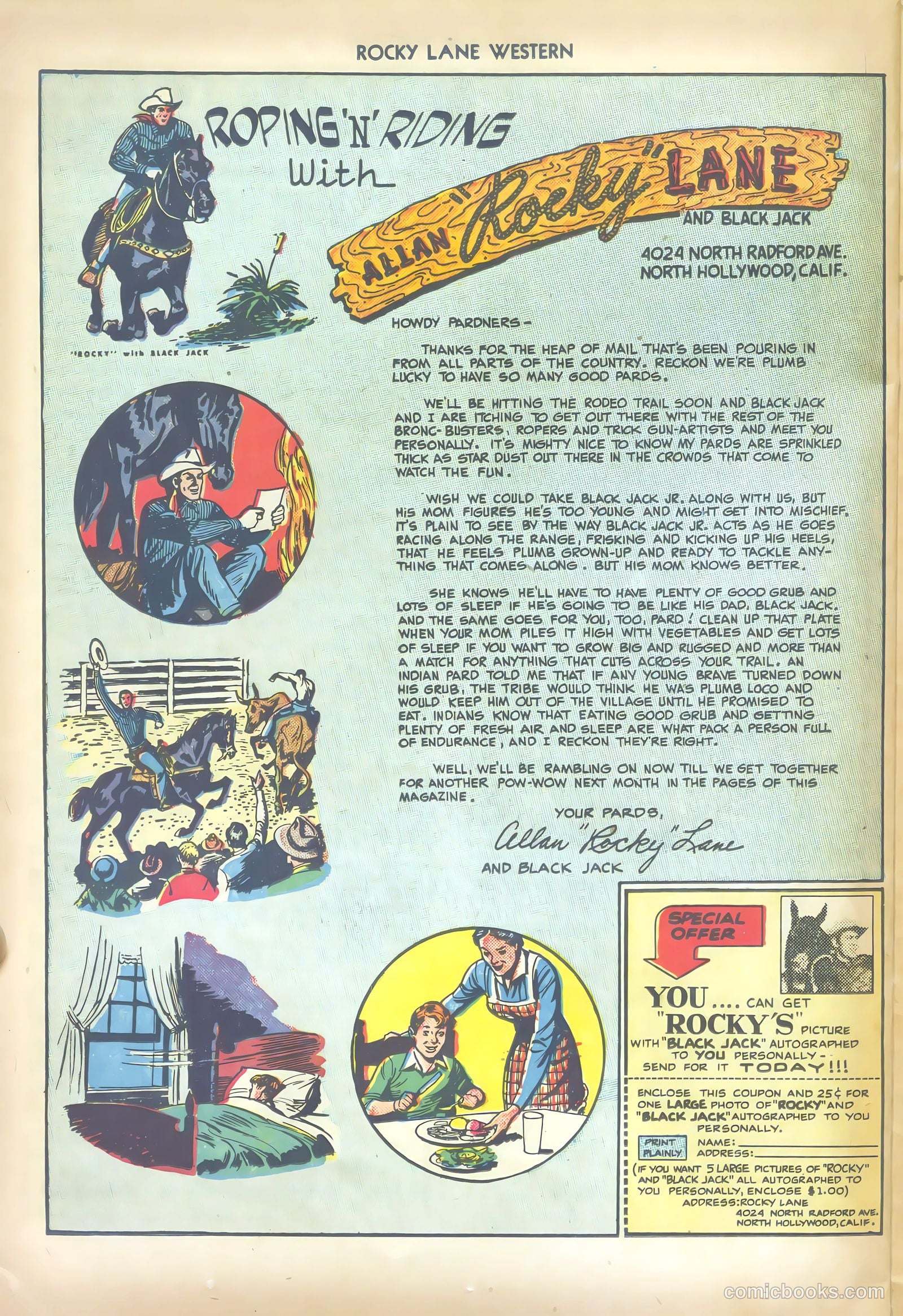 Rocky Lane Western #6 (1949) — page 26 of 36