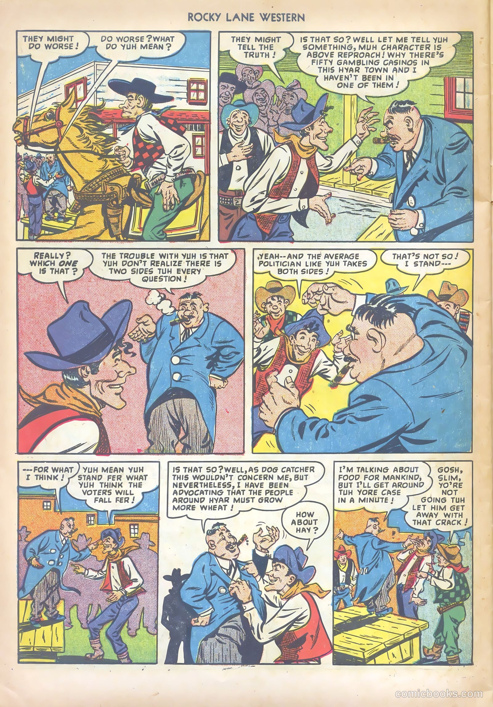 Rocky Lane Western #6 (1949) — page 30 of 36