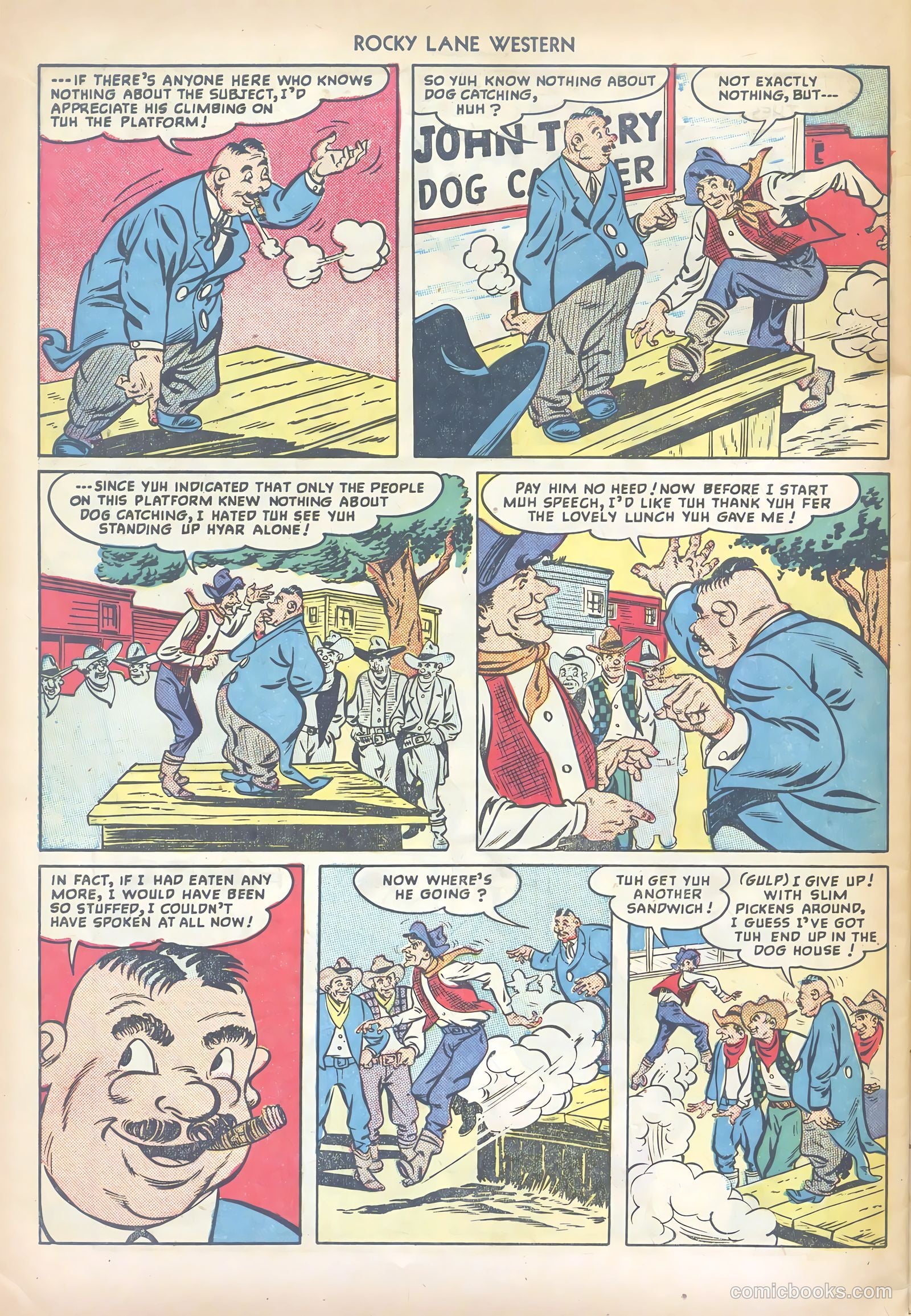 Rocky Lane Western #6 (1949) — page 32 of 36