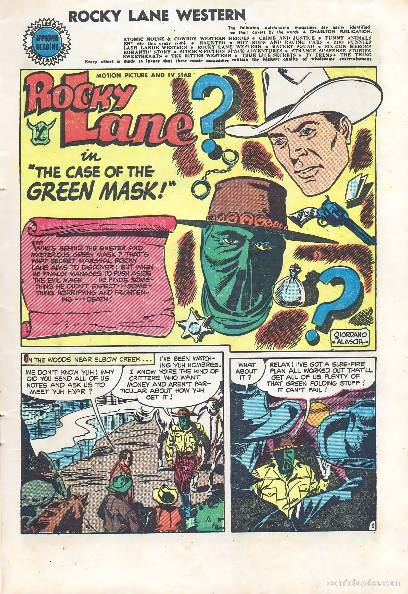 Rocky Lane Western #60 (1954) — page 3 of 36