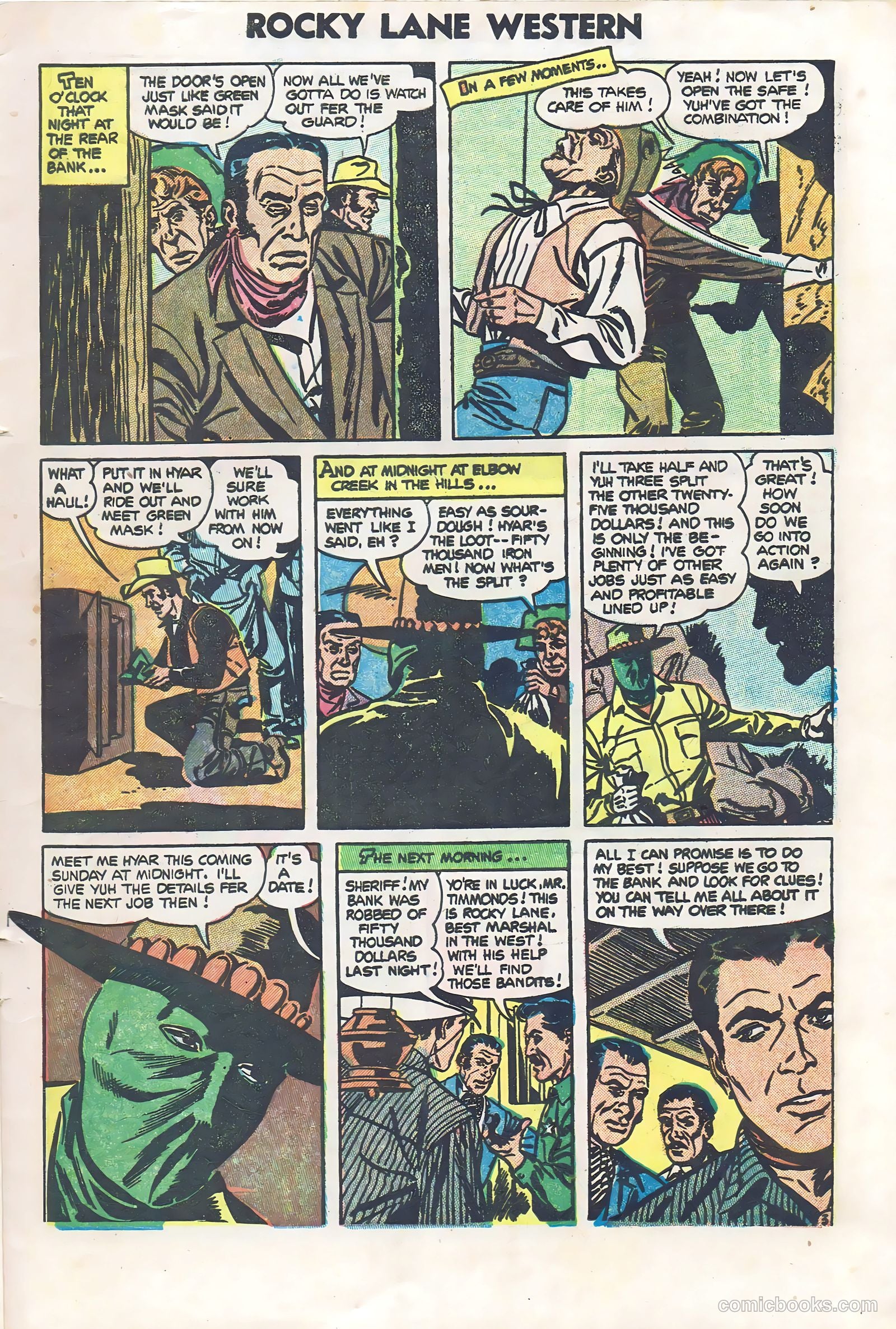 Rocky Lane Western #60 (1954) — page 5 of 36