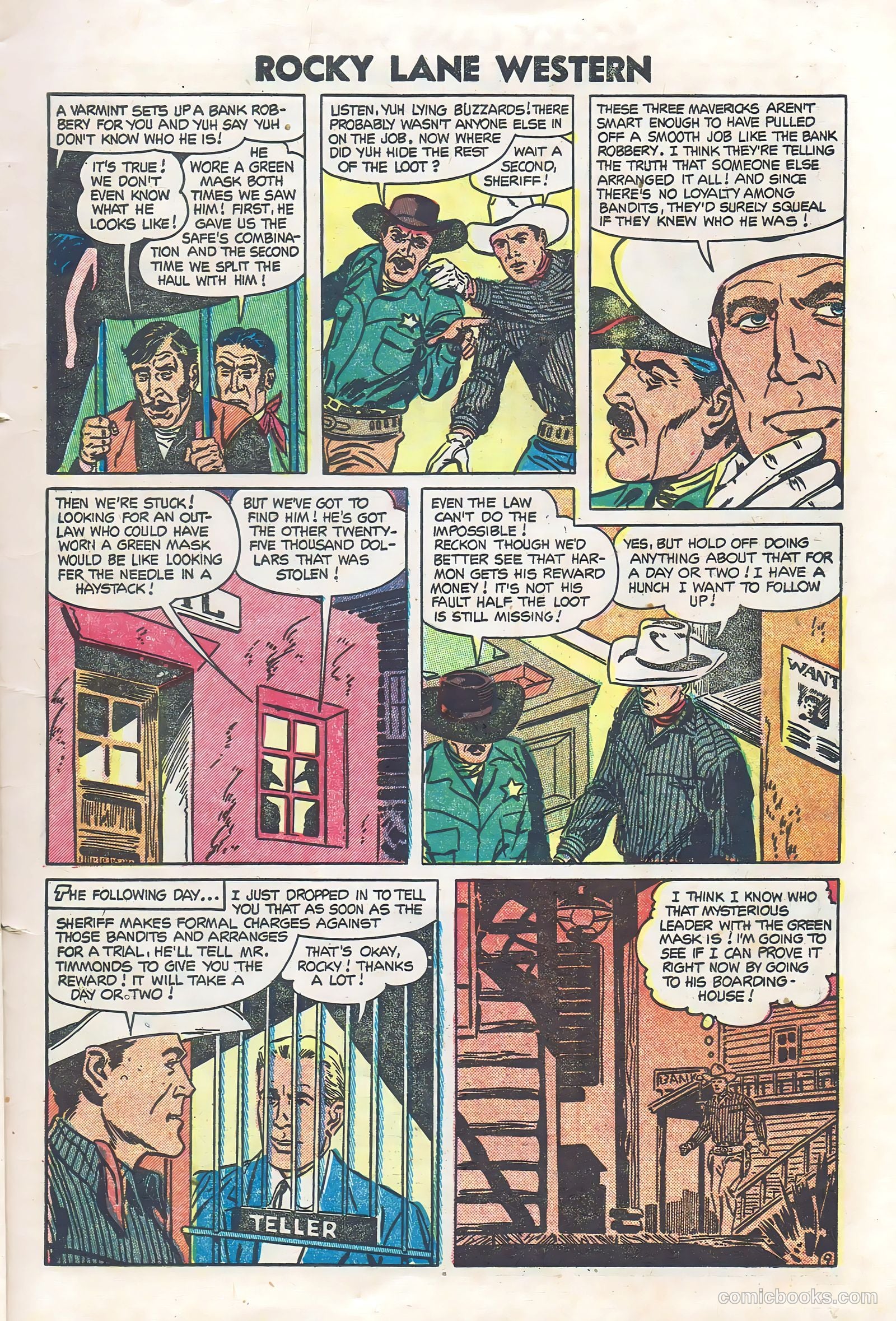 Rocky Lane Western #60 (1954) — page 11 of 36