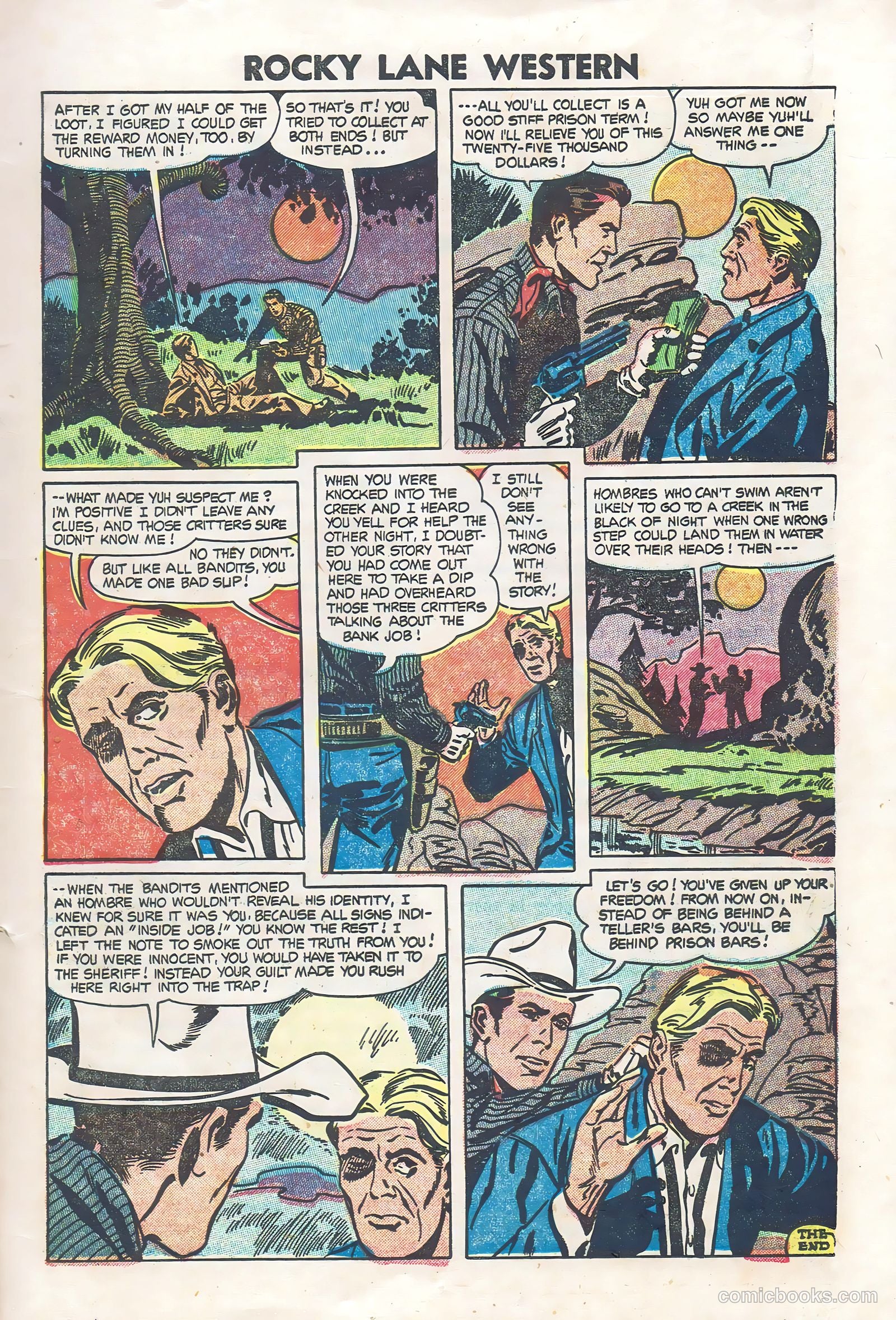 Rocky Lane Western #60 (1954) — page 15 of 36