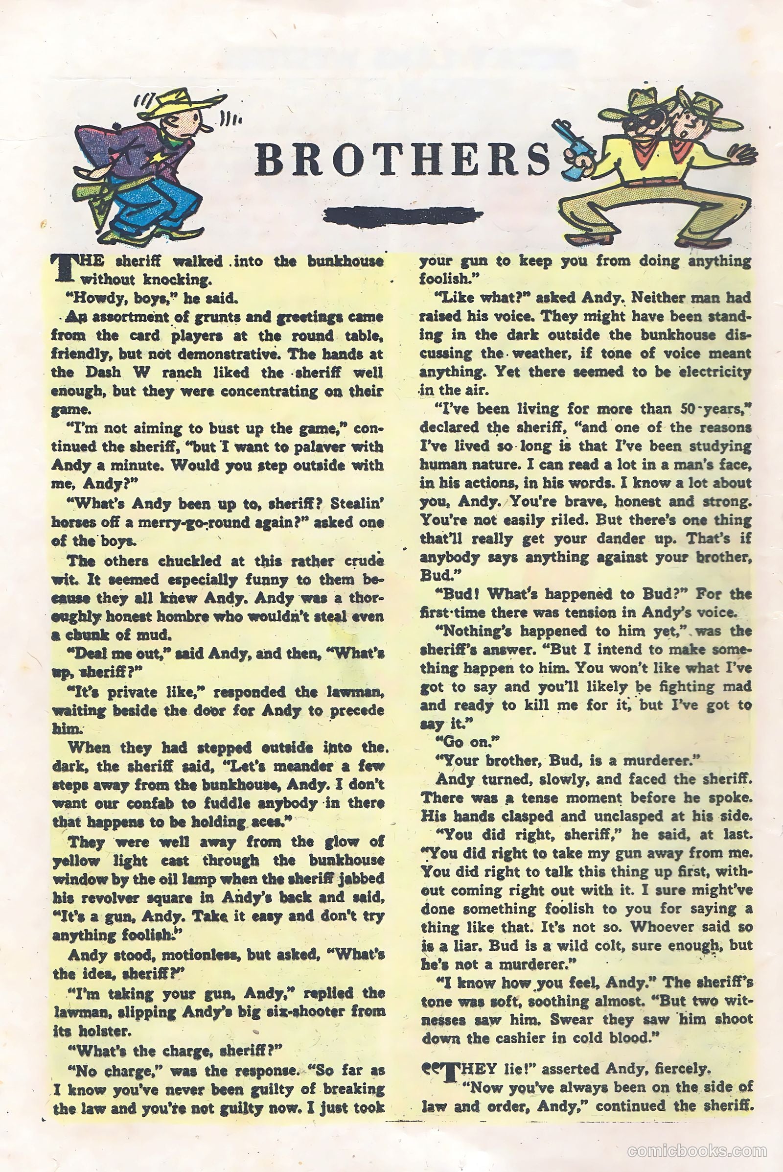 Rocky Lane Western #60 (1954) — page 16 of 36