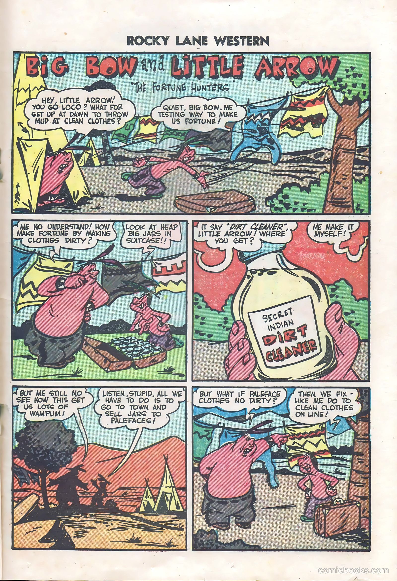 Rocky Lane Western #60 (1954) — page 19 of 36